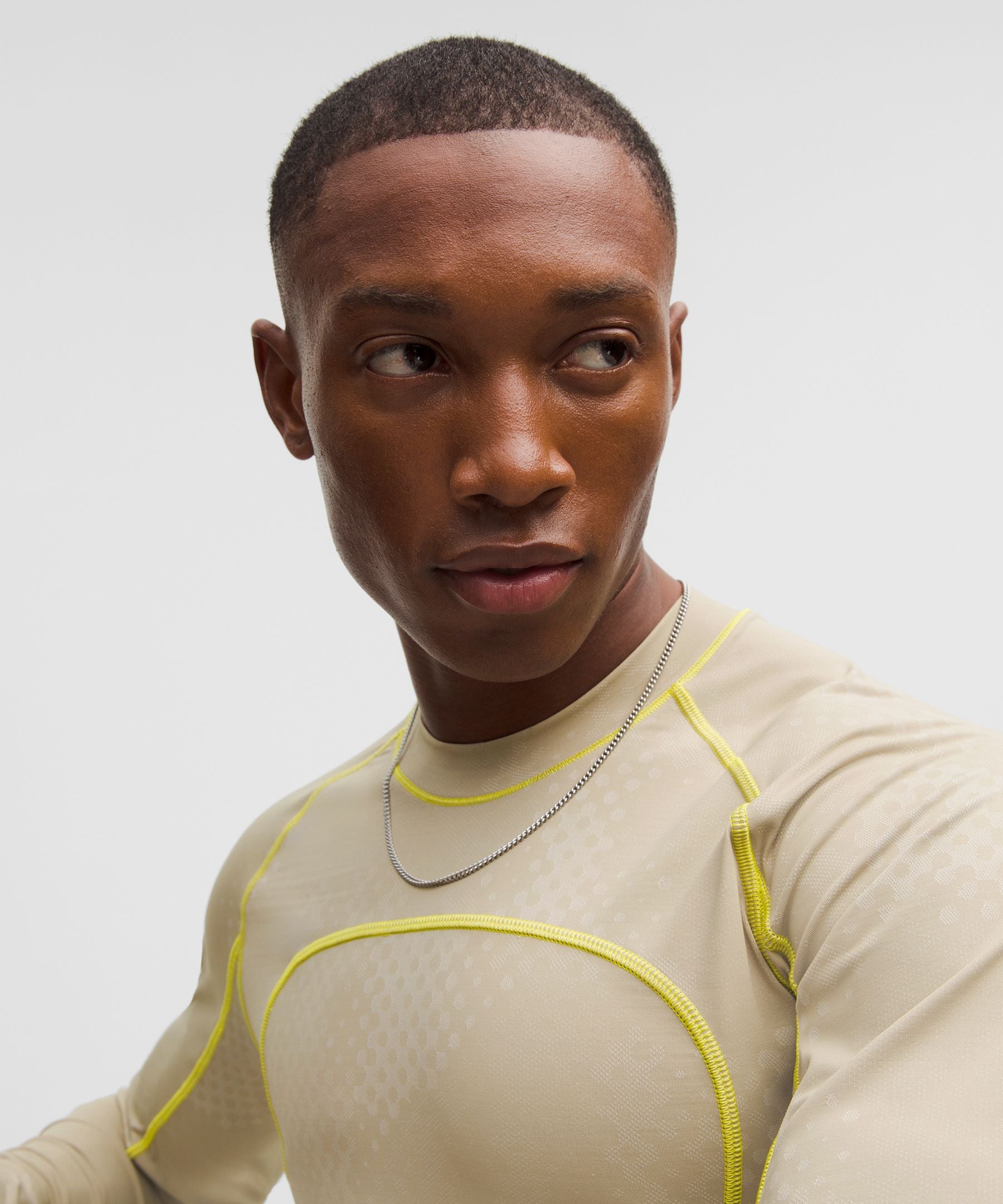 Lululemon Men's Jacquard Tight-Fit Long-Sleeve Shirt *SLNSH Collection