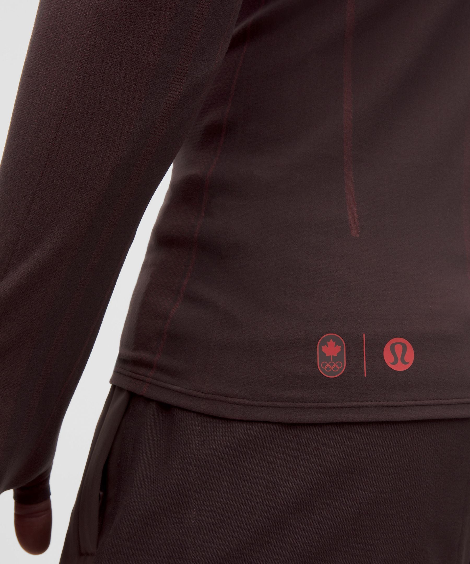 Lululemon Team Canada Men's Seamless Mockneck Base Layer *COC Logo