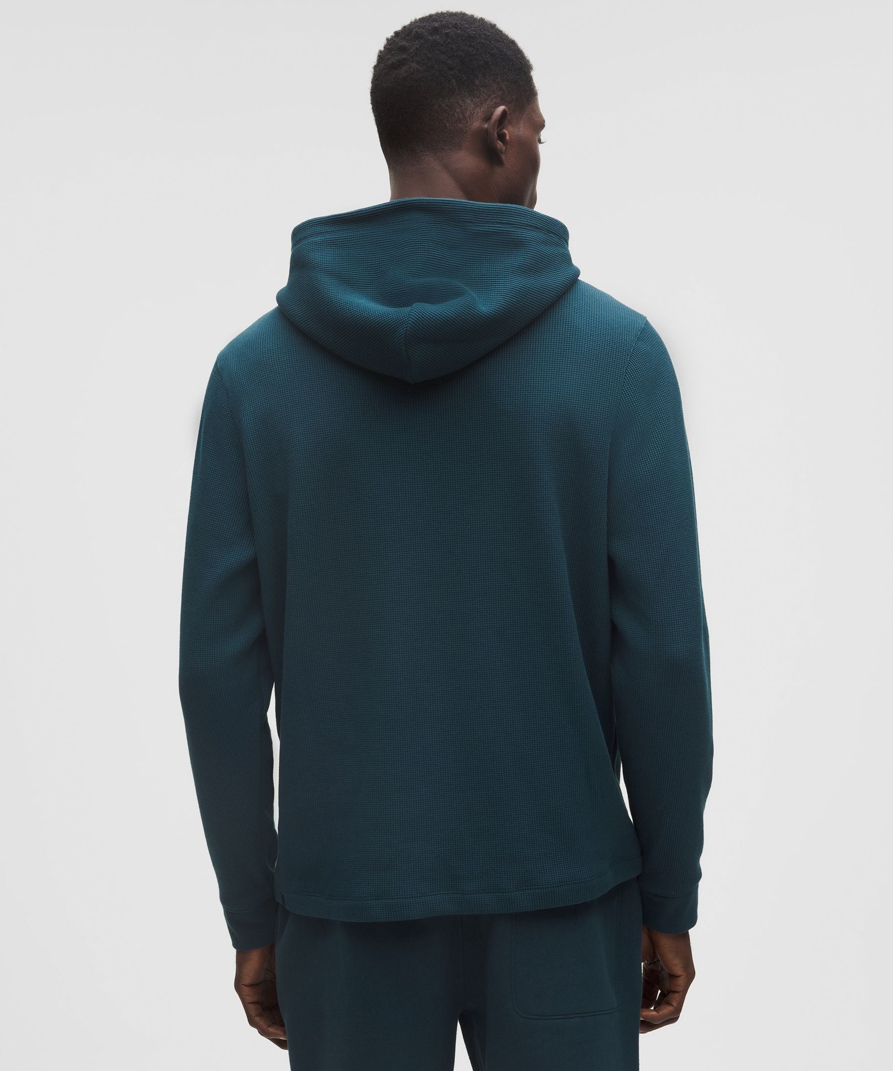 Lululemon Cotton-Blend Waffle Knit Hoodie