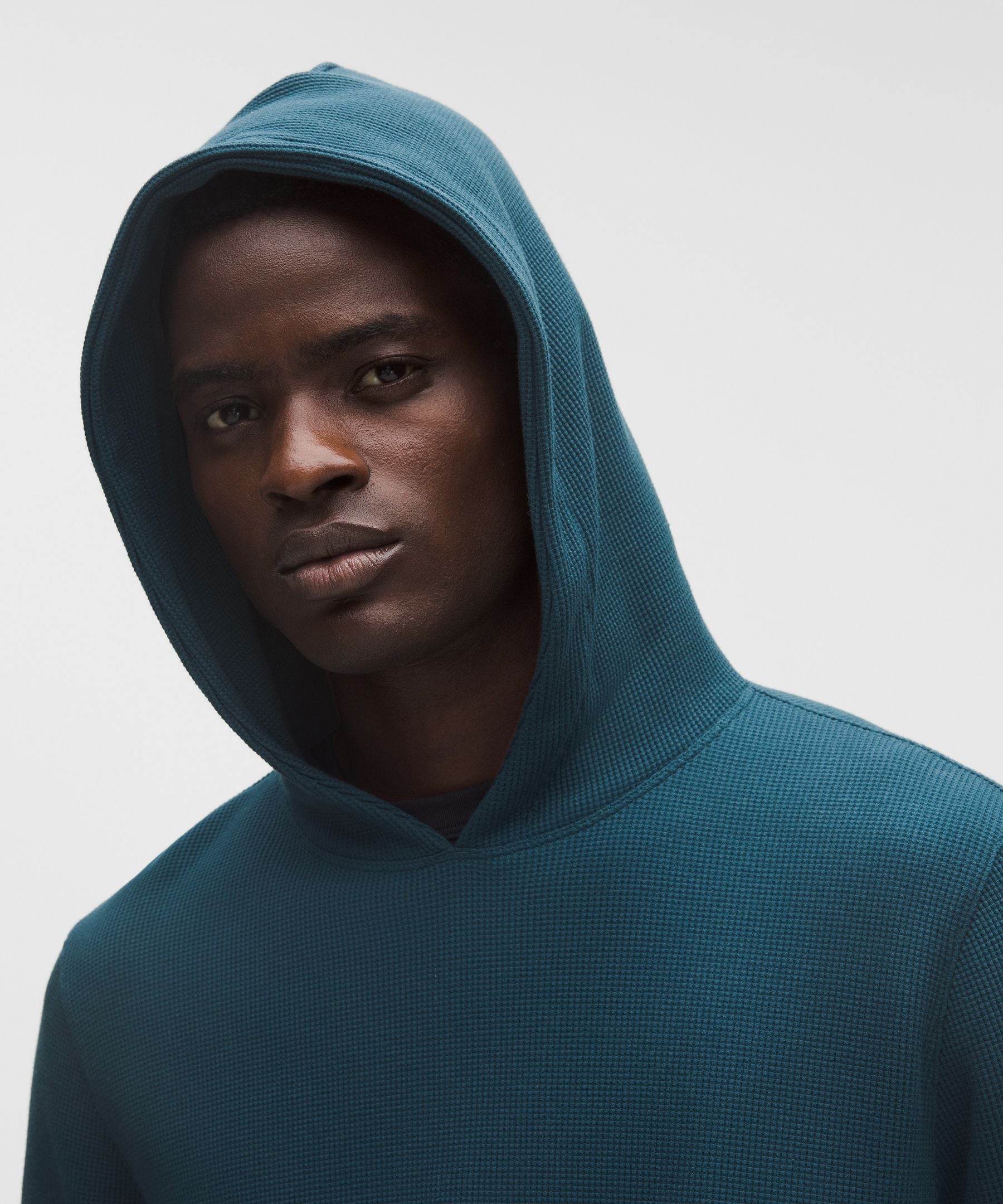 Lululemon Cotton-Blend Waffle Knit Hoodie