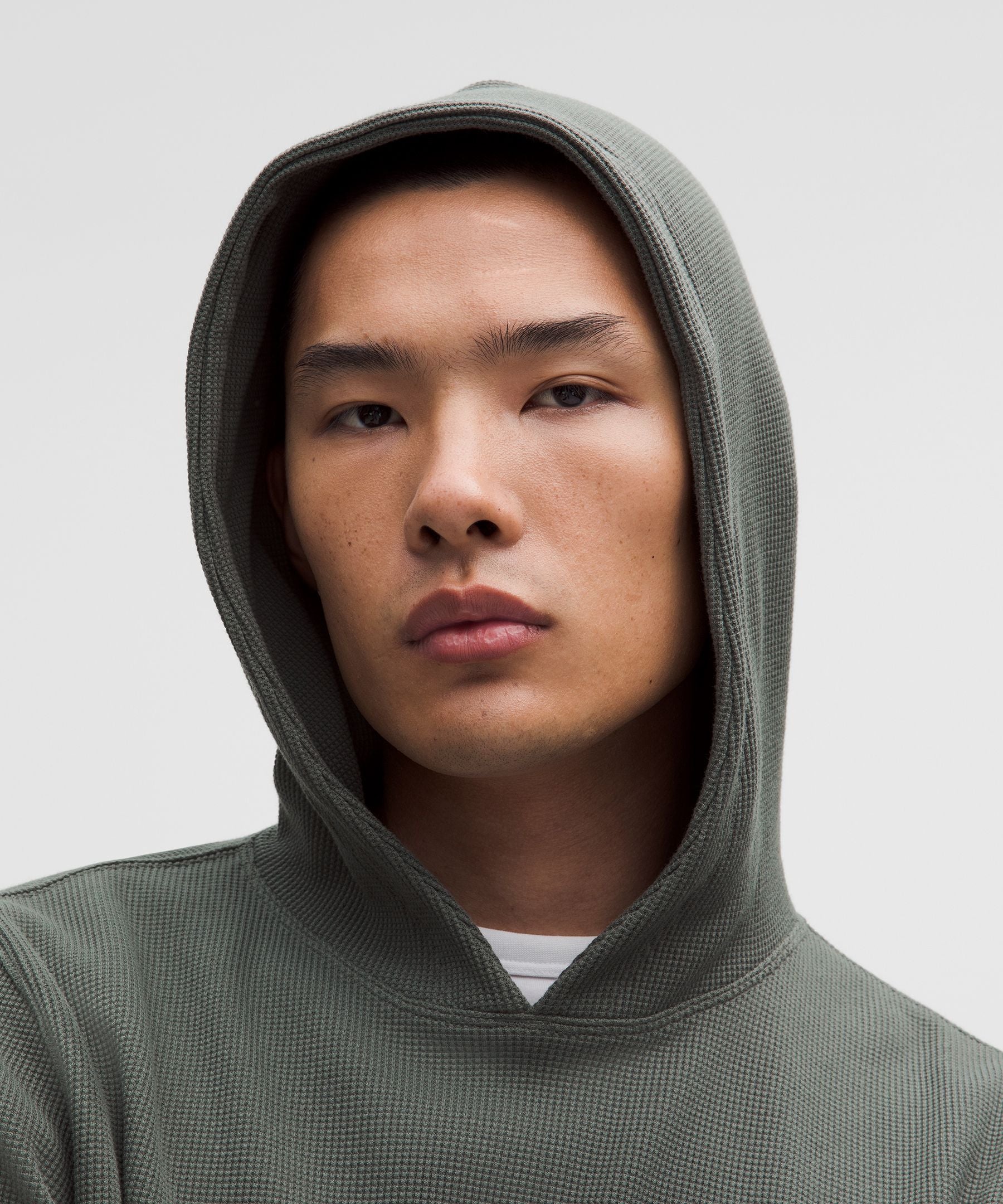 Lululemon Cotton-Blend Waffle Knit Hoodie