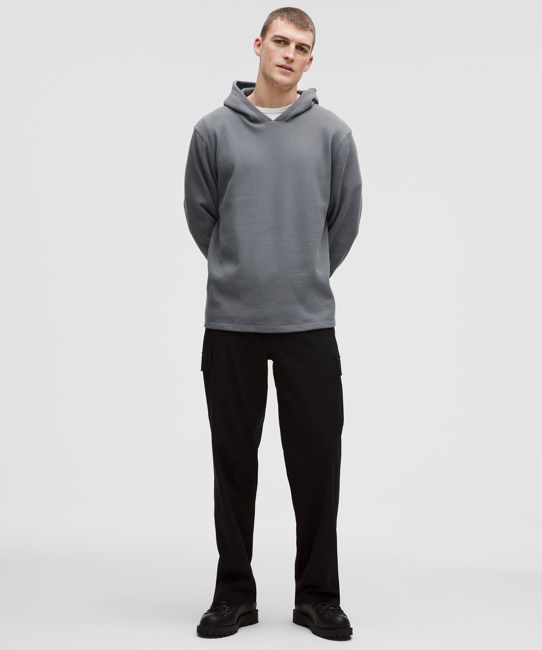 Lululemon Cotton-Blend Waffle Knit Hoodie