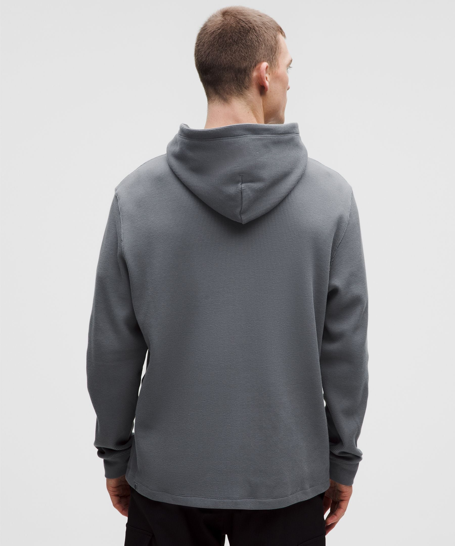 Lululemon Cotton-Blend Waffle Knit Hoodie