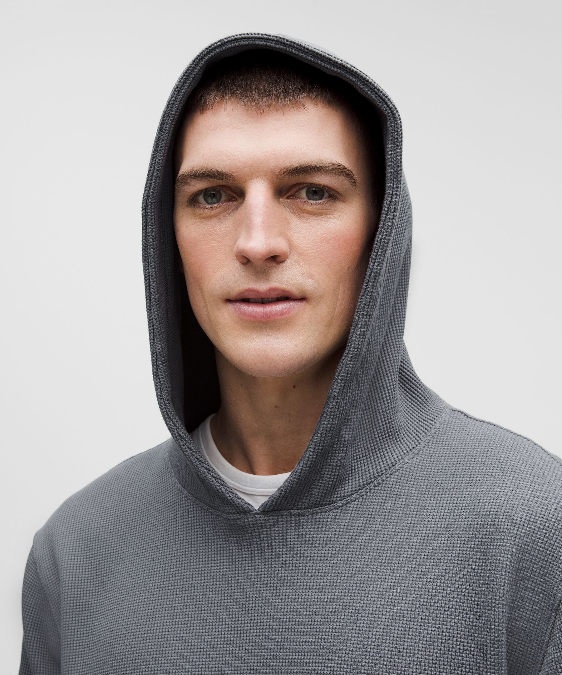 Lululemon Cotton-Blend Waffle Knit Hoodie