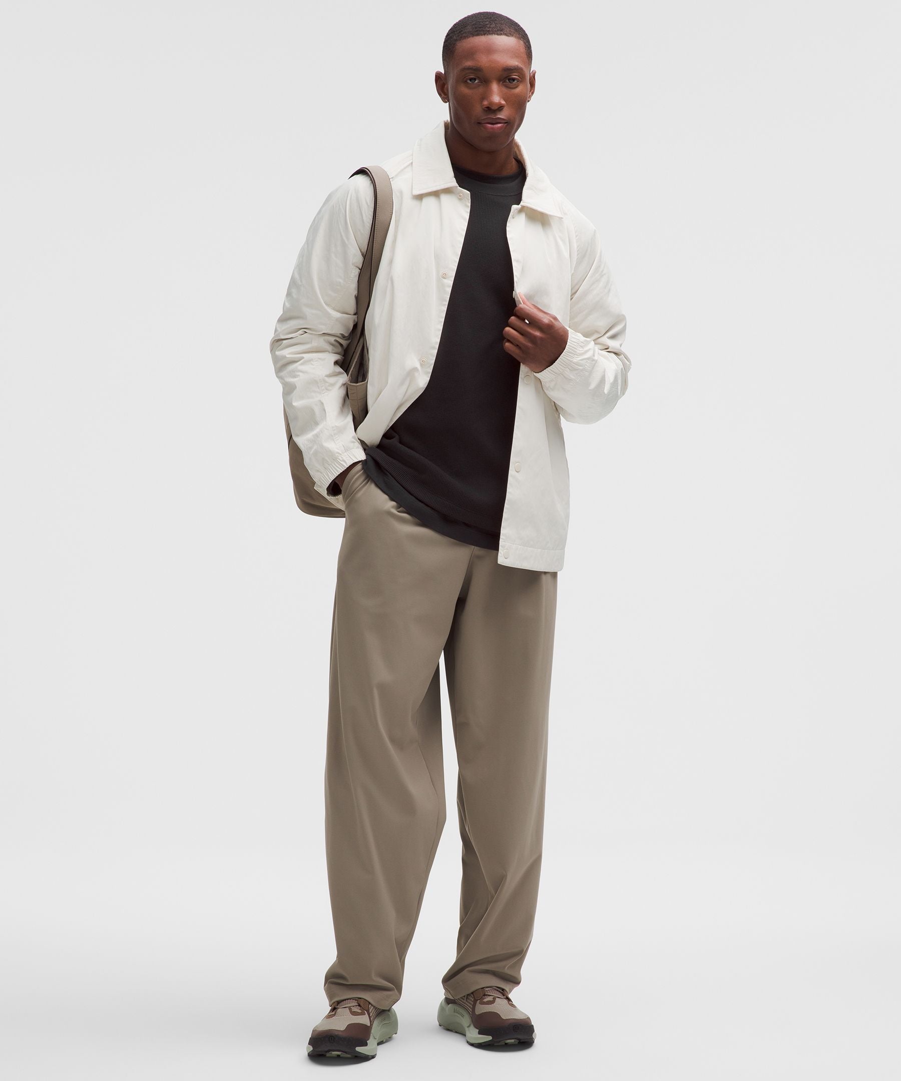 Lululemon Cotton-Blend Waffle Knit Long-Sleeve Shirt