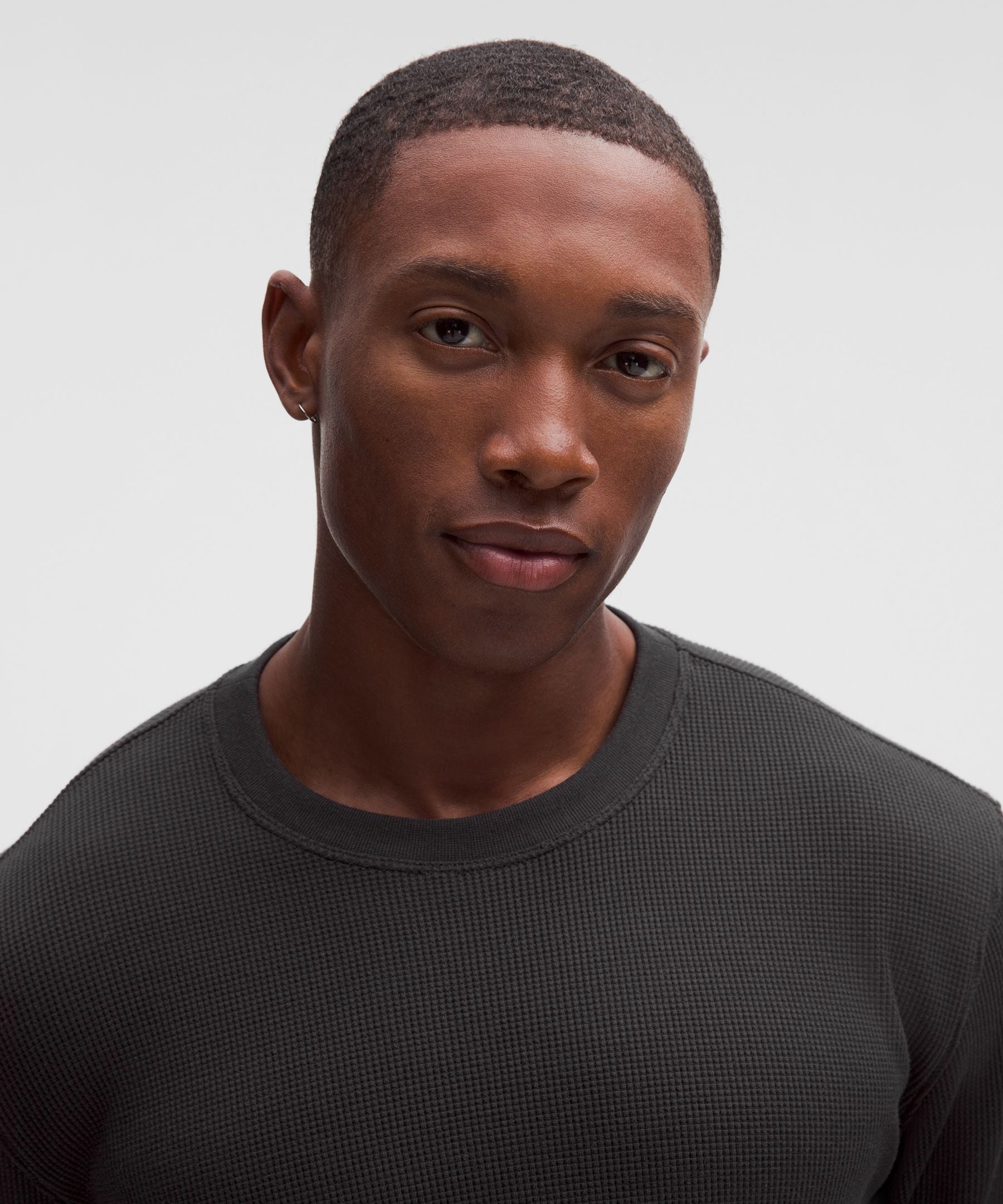 Lululemon Cotton-Blend Waffle Knit Long-Sleeve Shirt