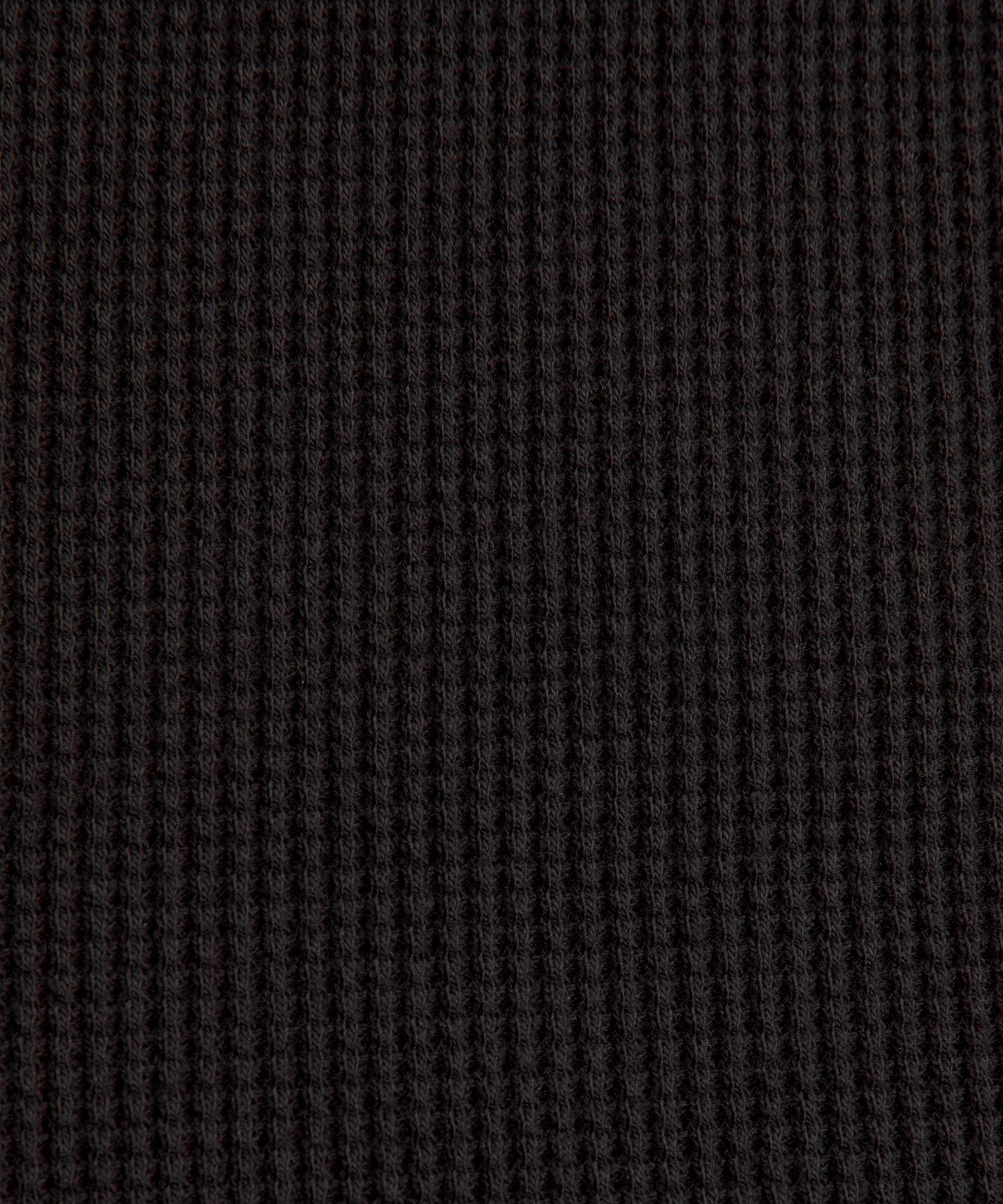 Lululemon Cotton-Blend Waffle Knit Long-Sleeve Shirt