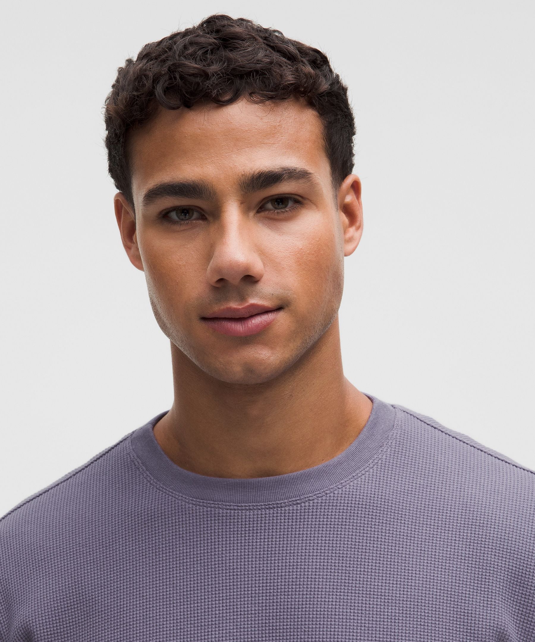 Lululemon Cotton-Blend Waffle Knit Long-Sleeve Shirt