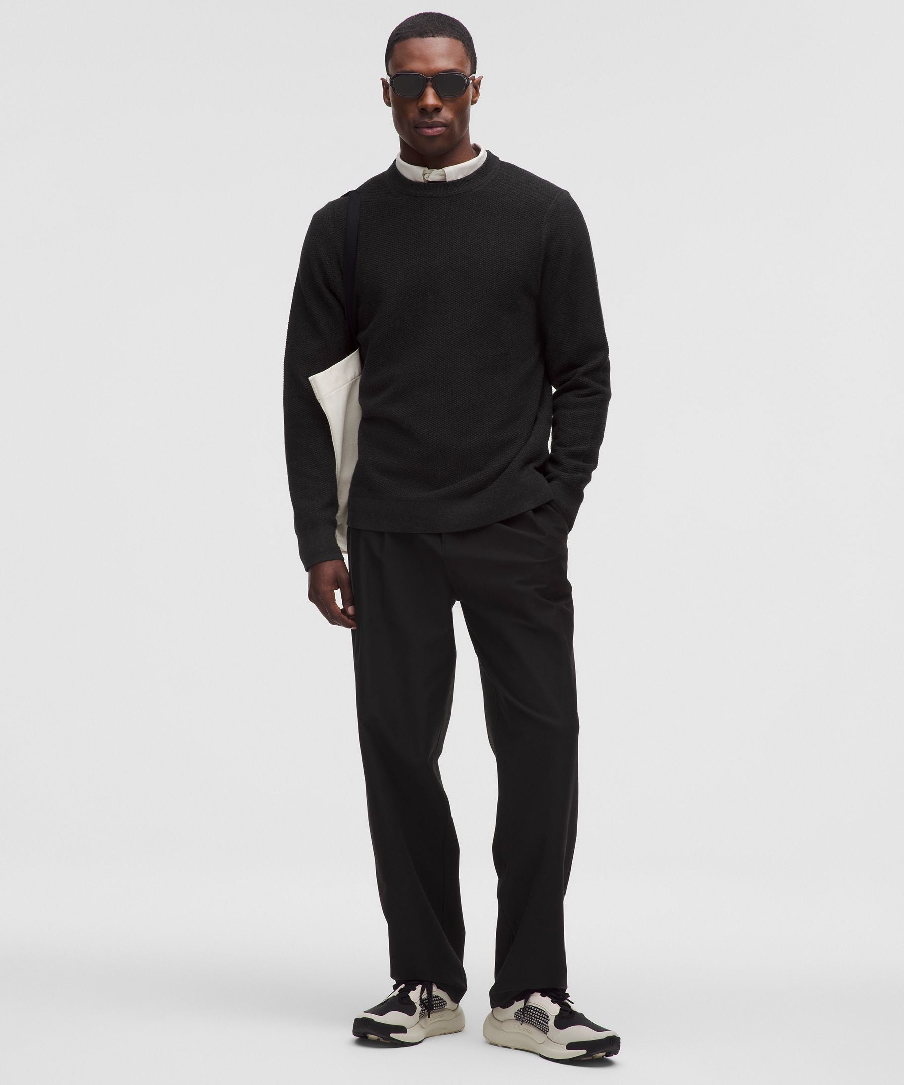 Lululemon Textured Knit Crewneck Sweater