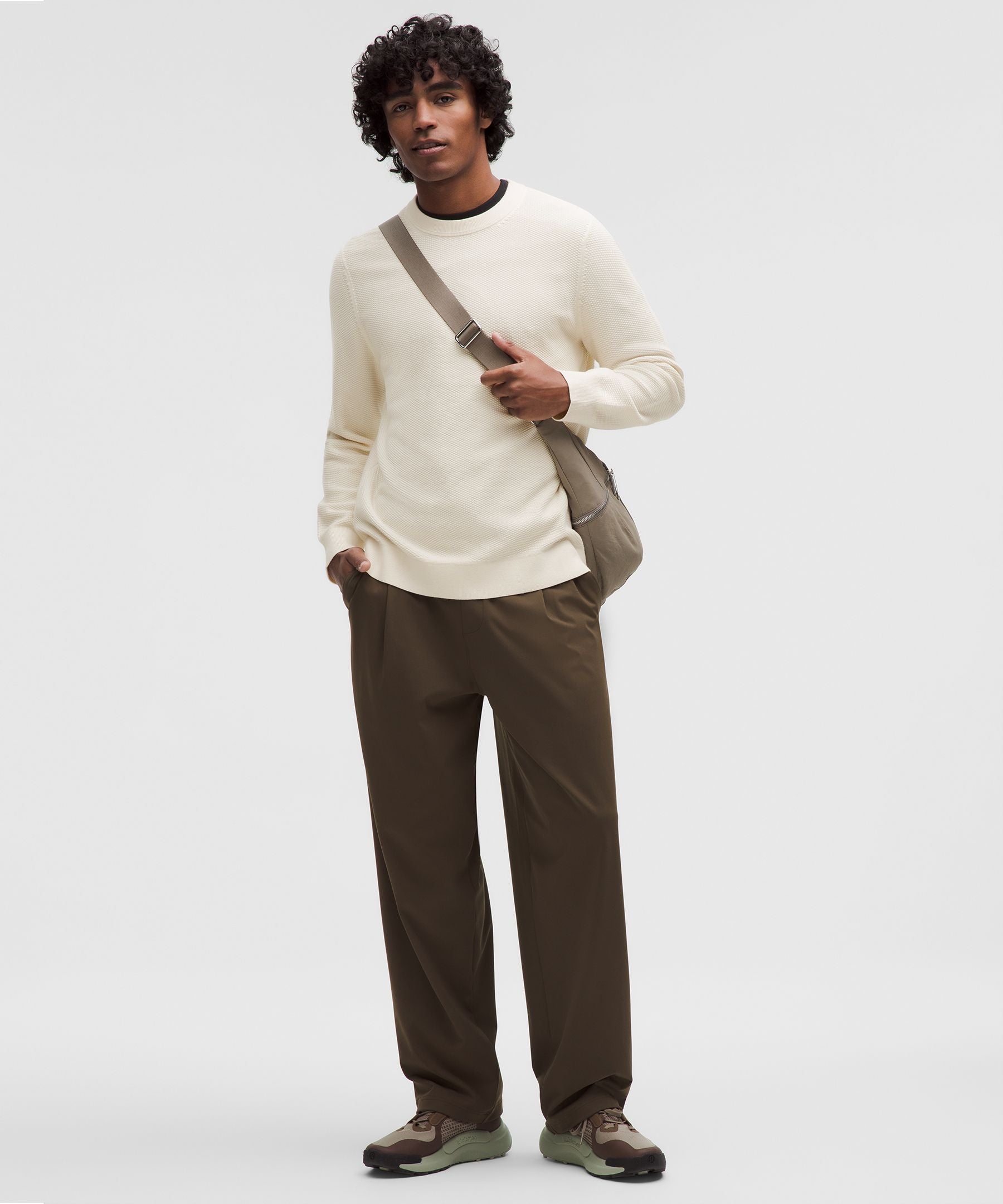 Lululemon Textured Knit Crewneck Sweater