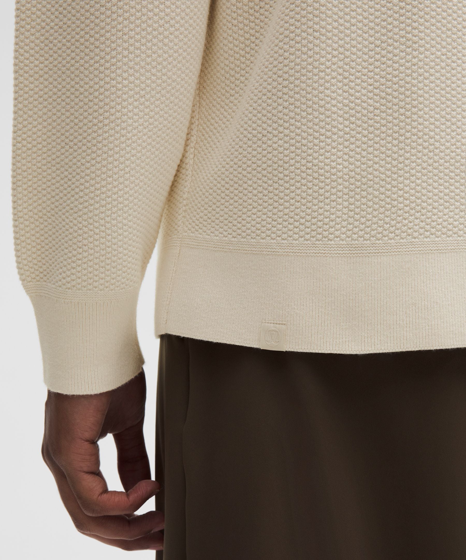 Lululemon Textured Knit Crewneck Sweater