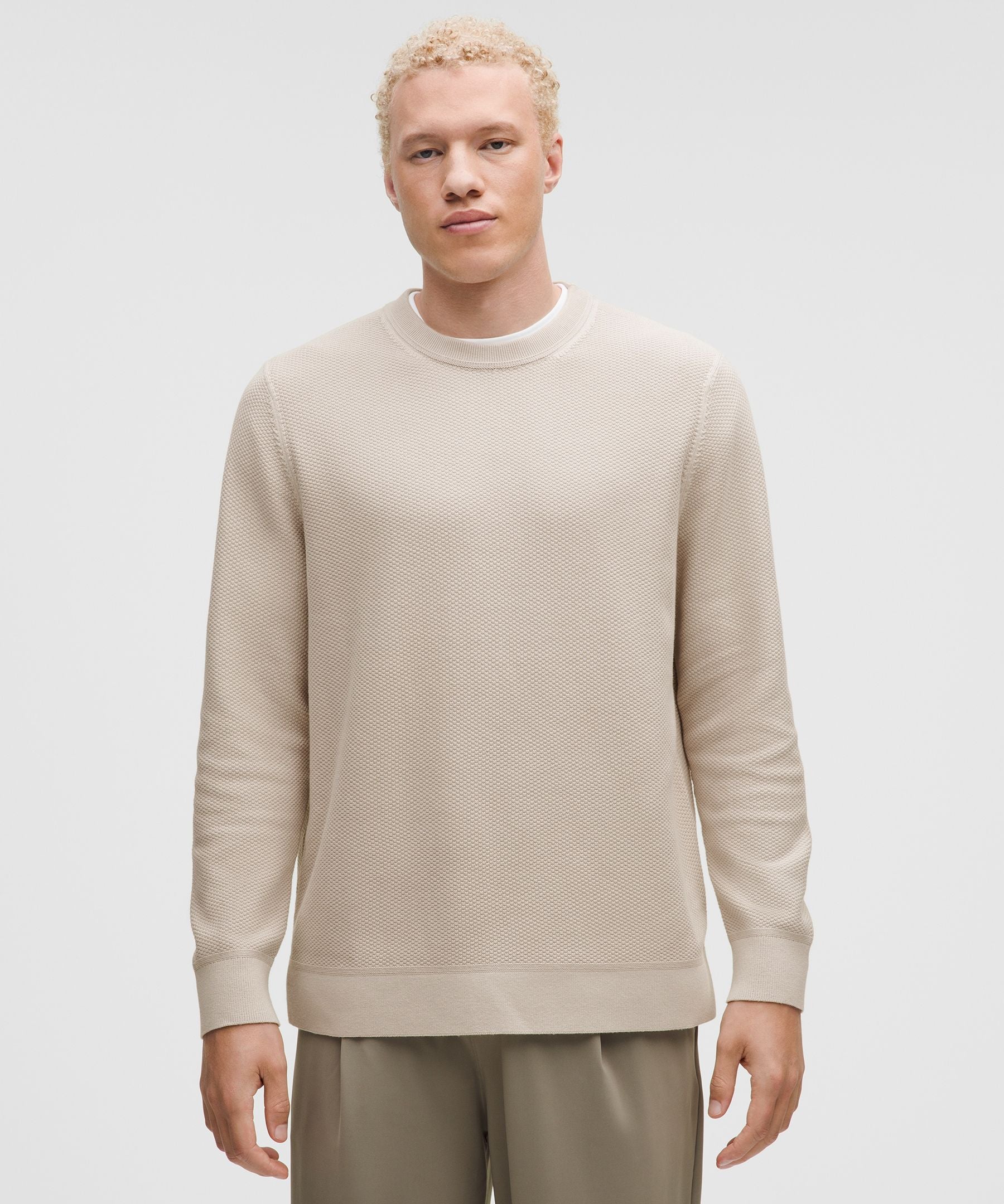 Lululemon Textured Knit Crewneck Sweater