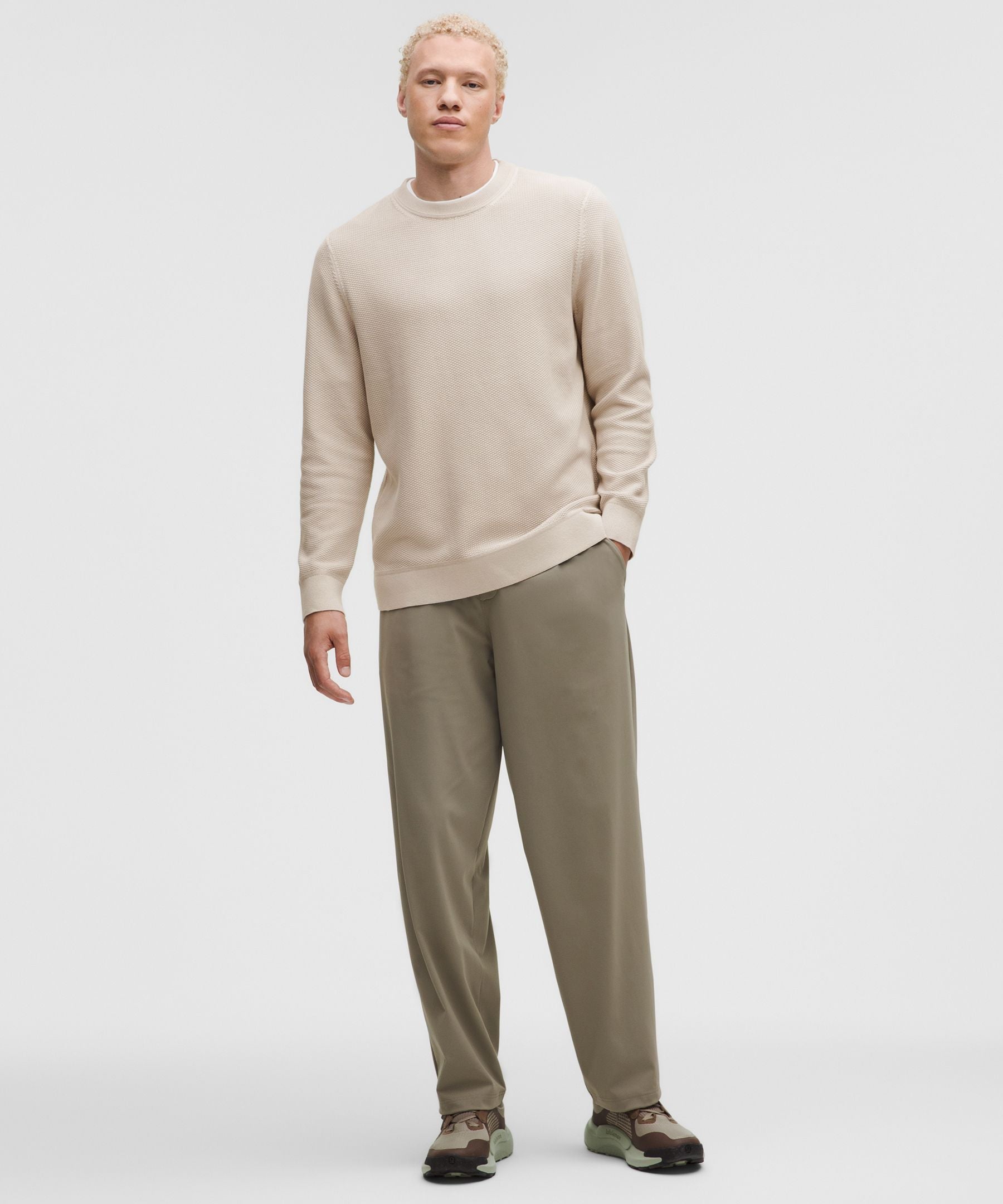 Lululemon Textured Knit Crewneck Sweater