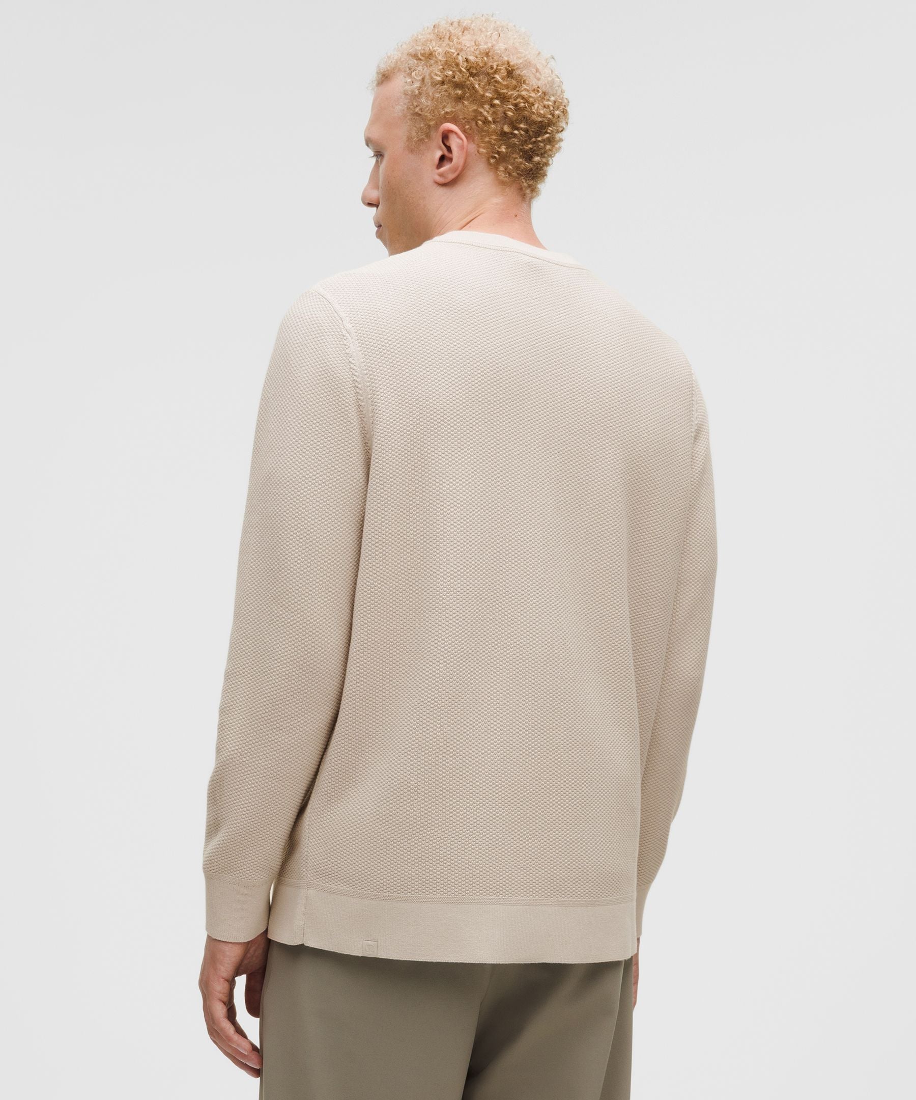 Lululemon Textured Knit Crewneck Sweater