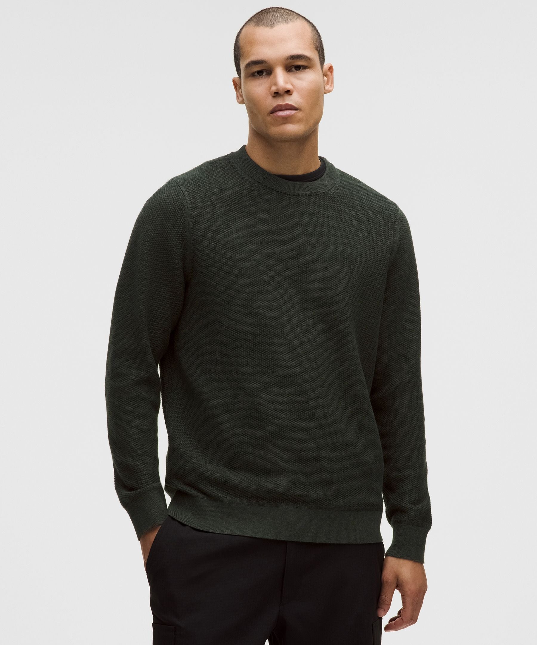 Lululemon Textured Knit Crewneck Sweater