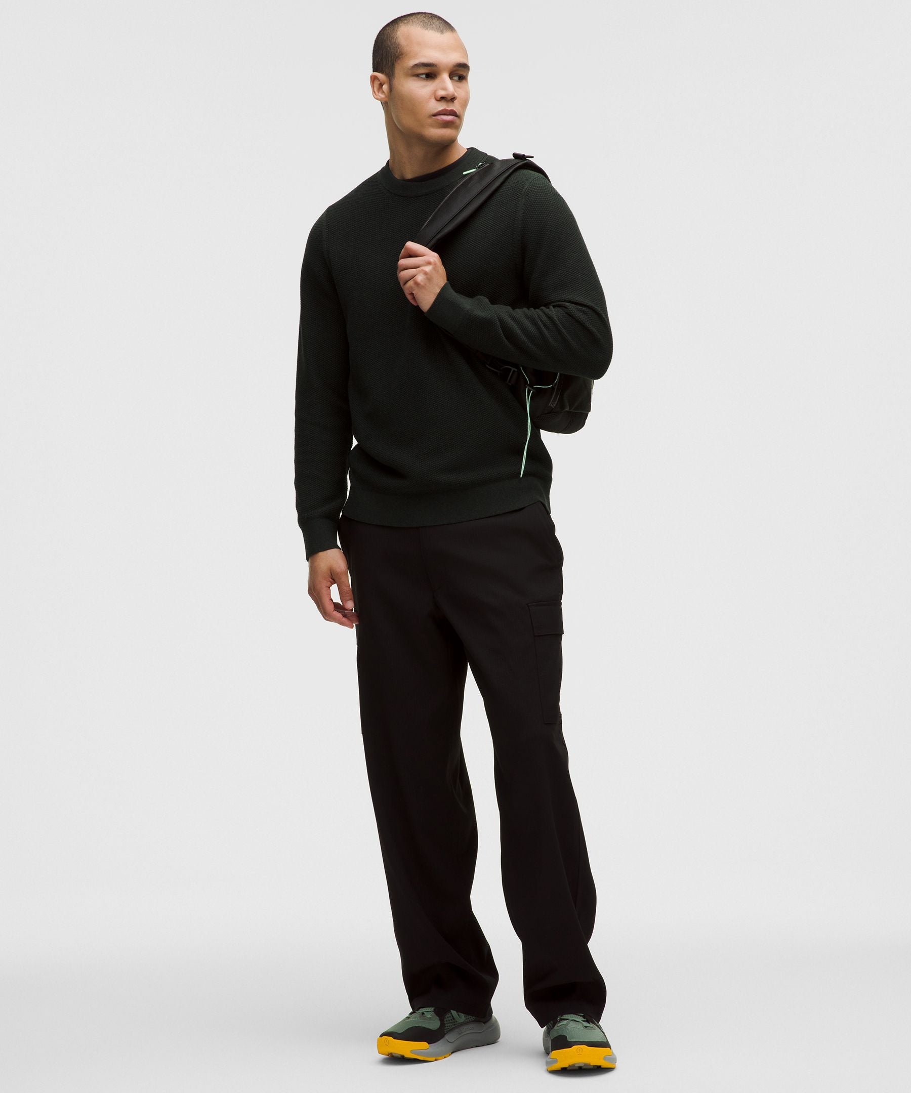 Lululemon Textured Knit Crewneck Sweater