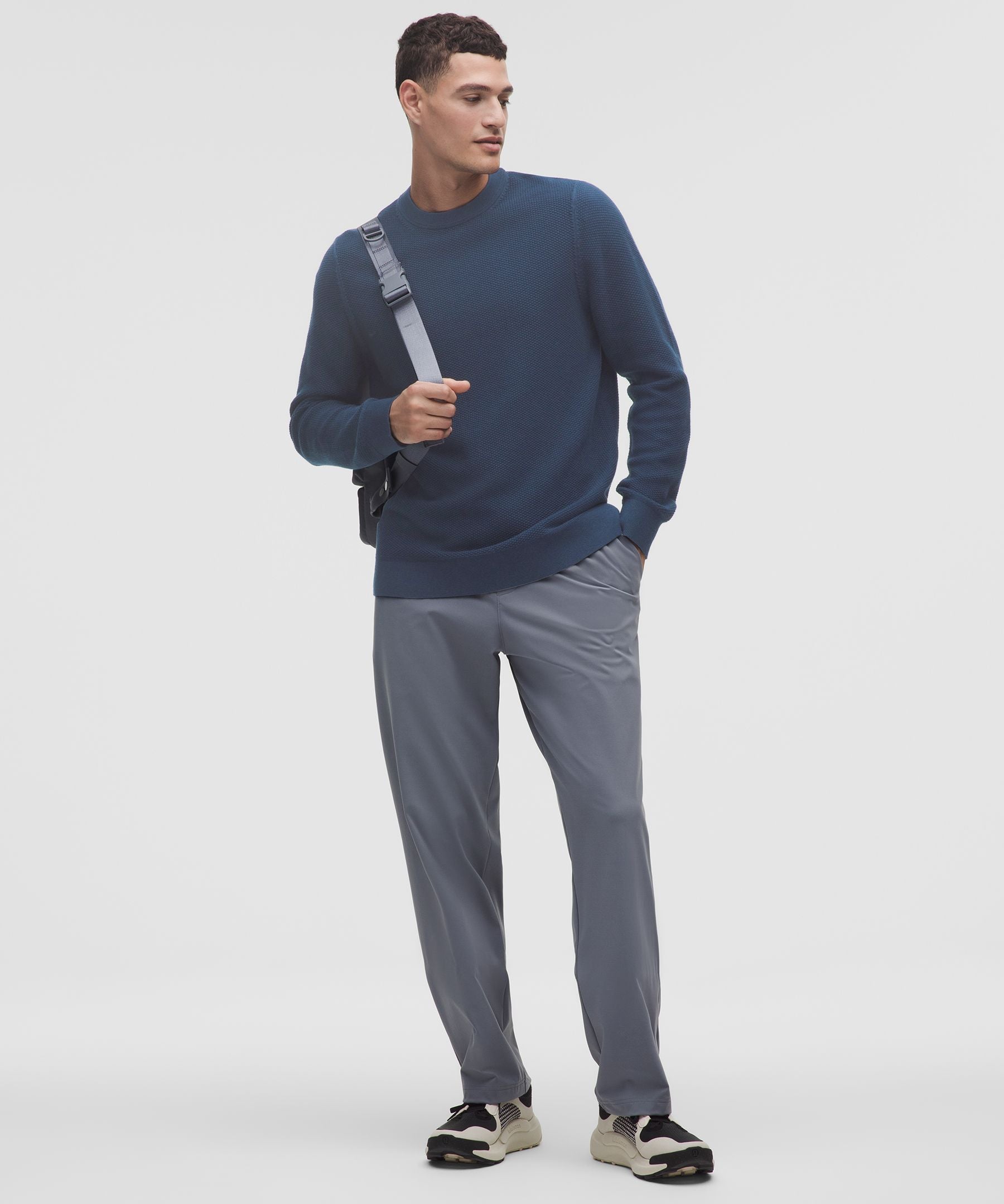 Lululemon Textured Knit Crewneck Sweater