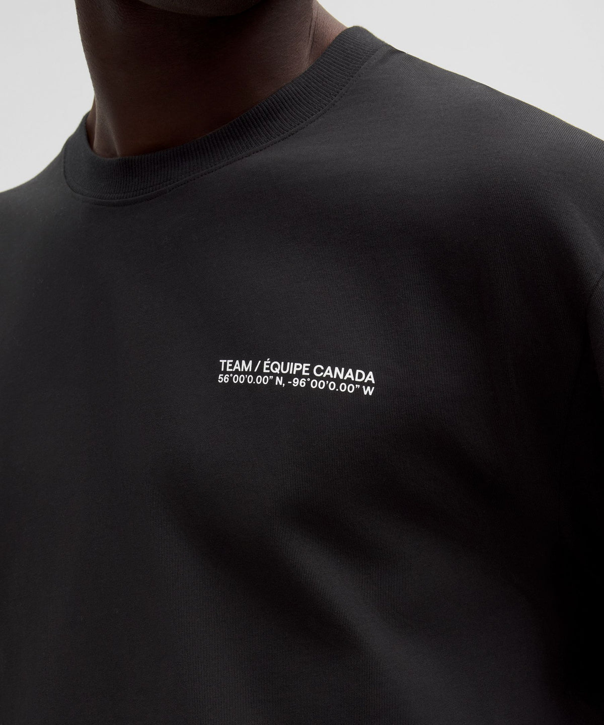 Lululemon Team Canada Men's Heavyweight Cotton Long-Sleeve Shirt COC Logo *Graphic