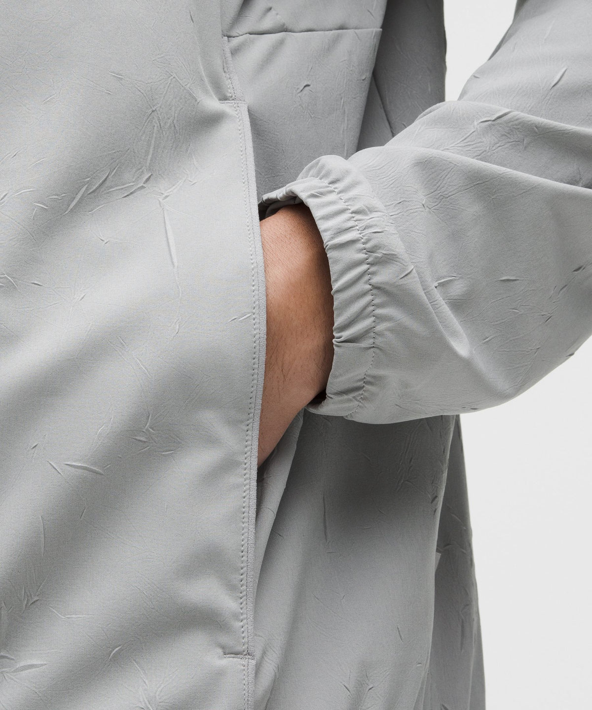 Lululemon Zeroed In Crinkle Texture Half Zip