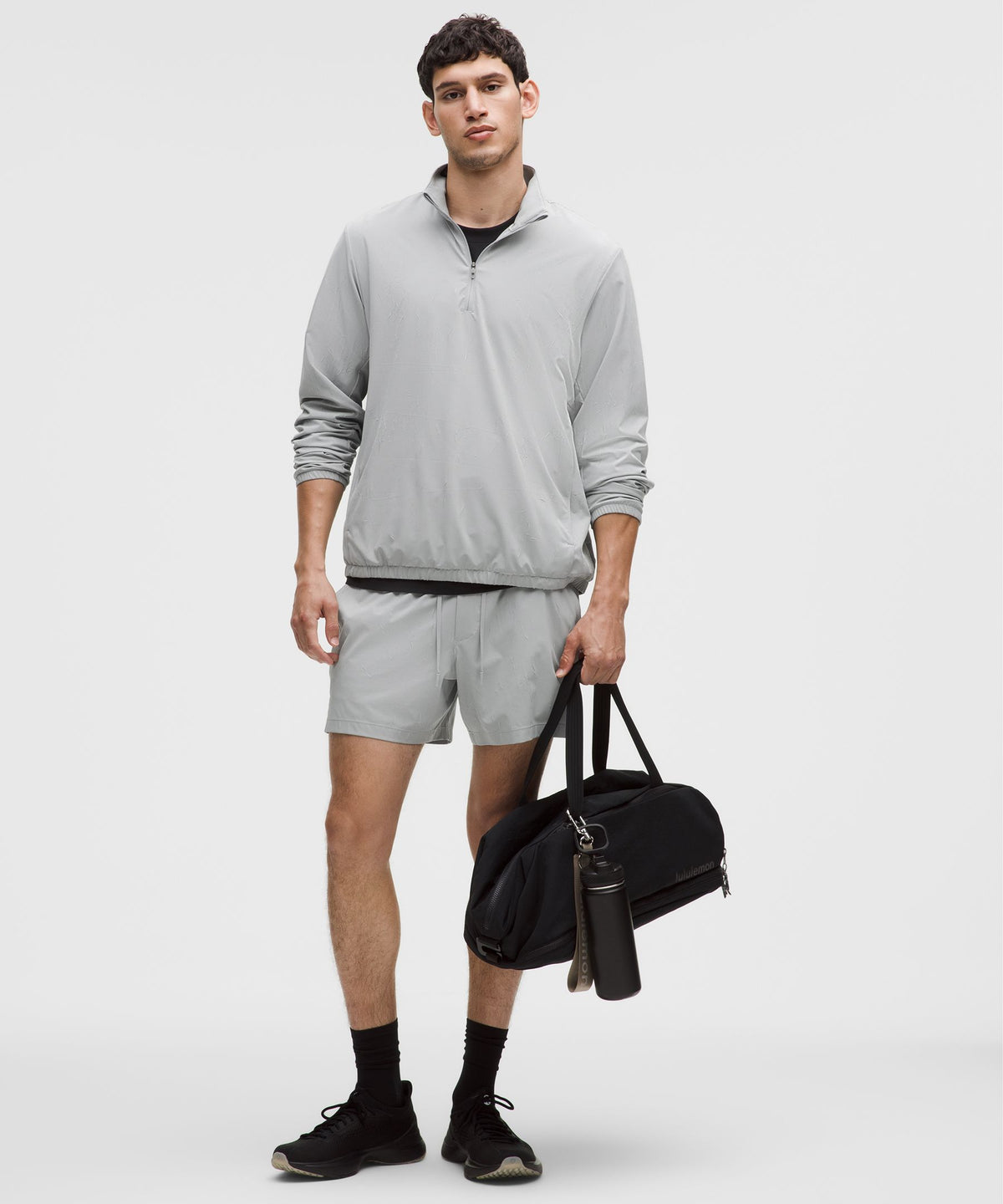 Lululemon Zeroed In Crinkle Texture Half Zip