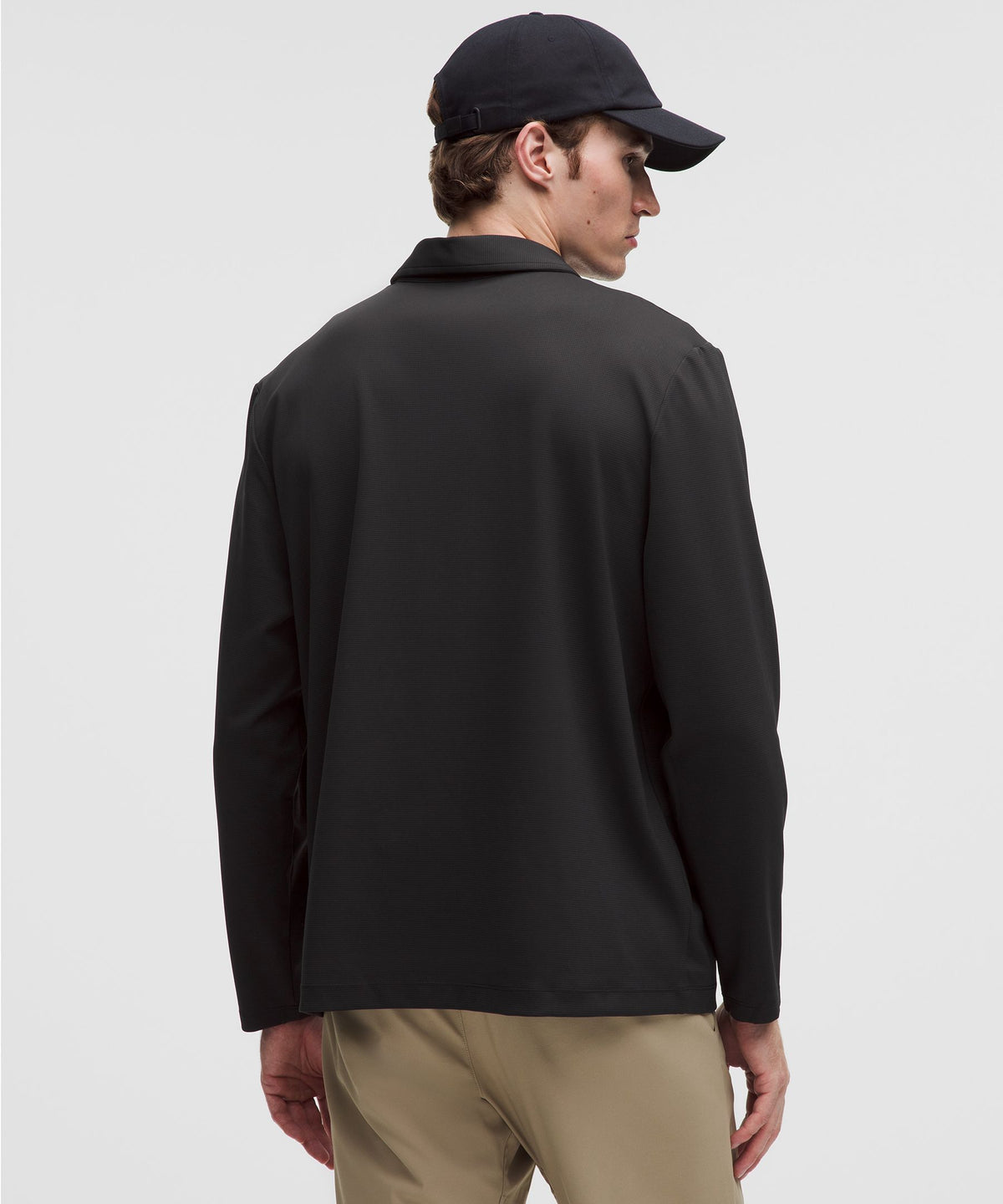 Lululemon Relaxed-Fit Long-Sleeve Golf Polo Shirt
