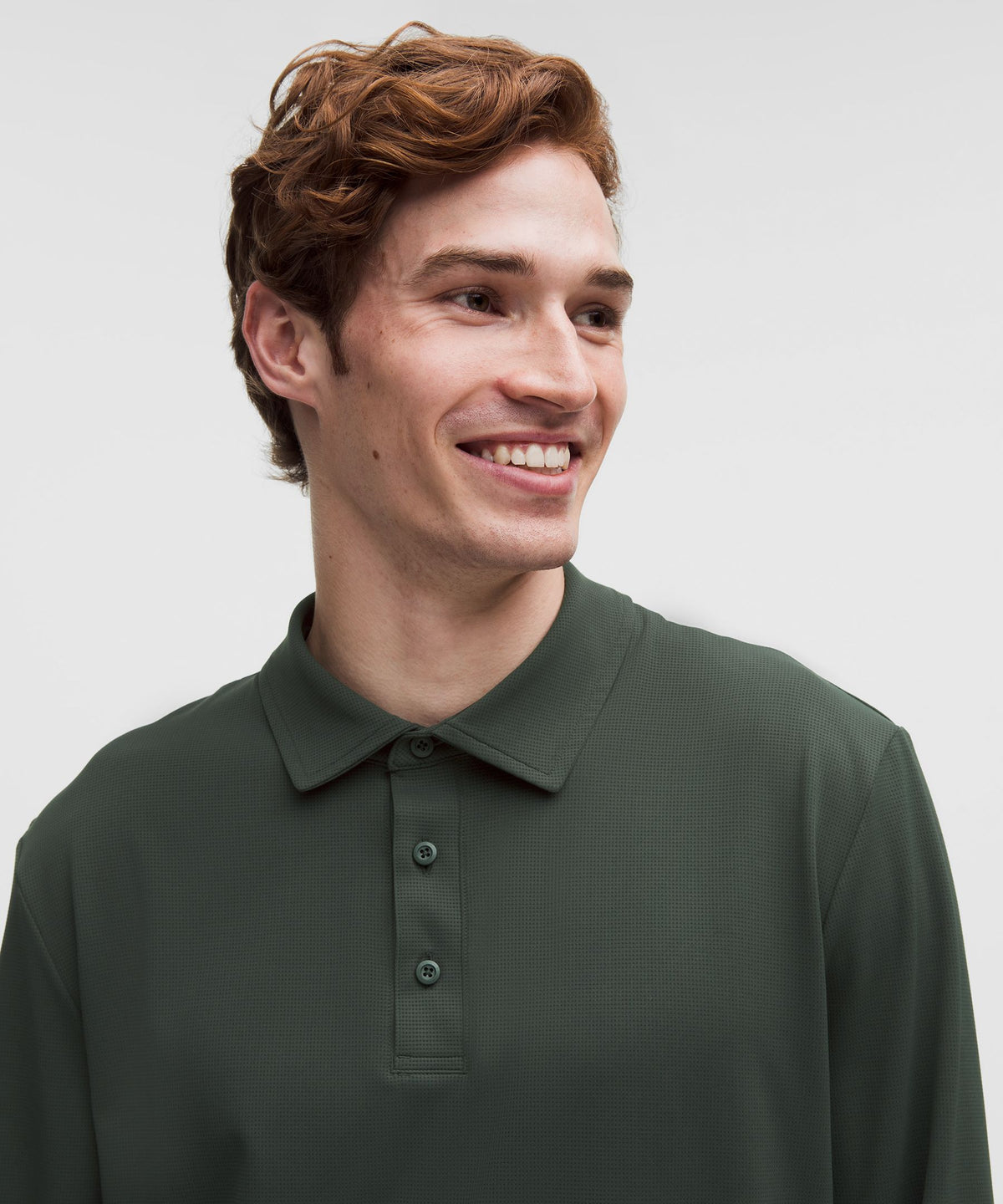 Lululemon Relaxed-Fit Long-Sleeve Golf Polo Shirt
