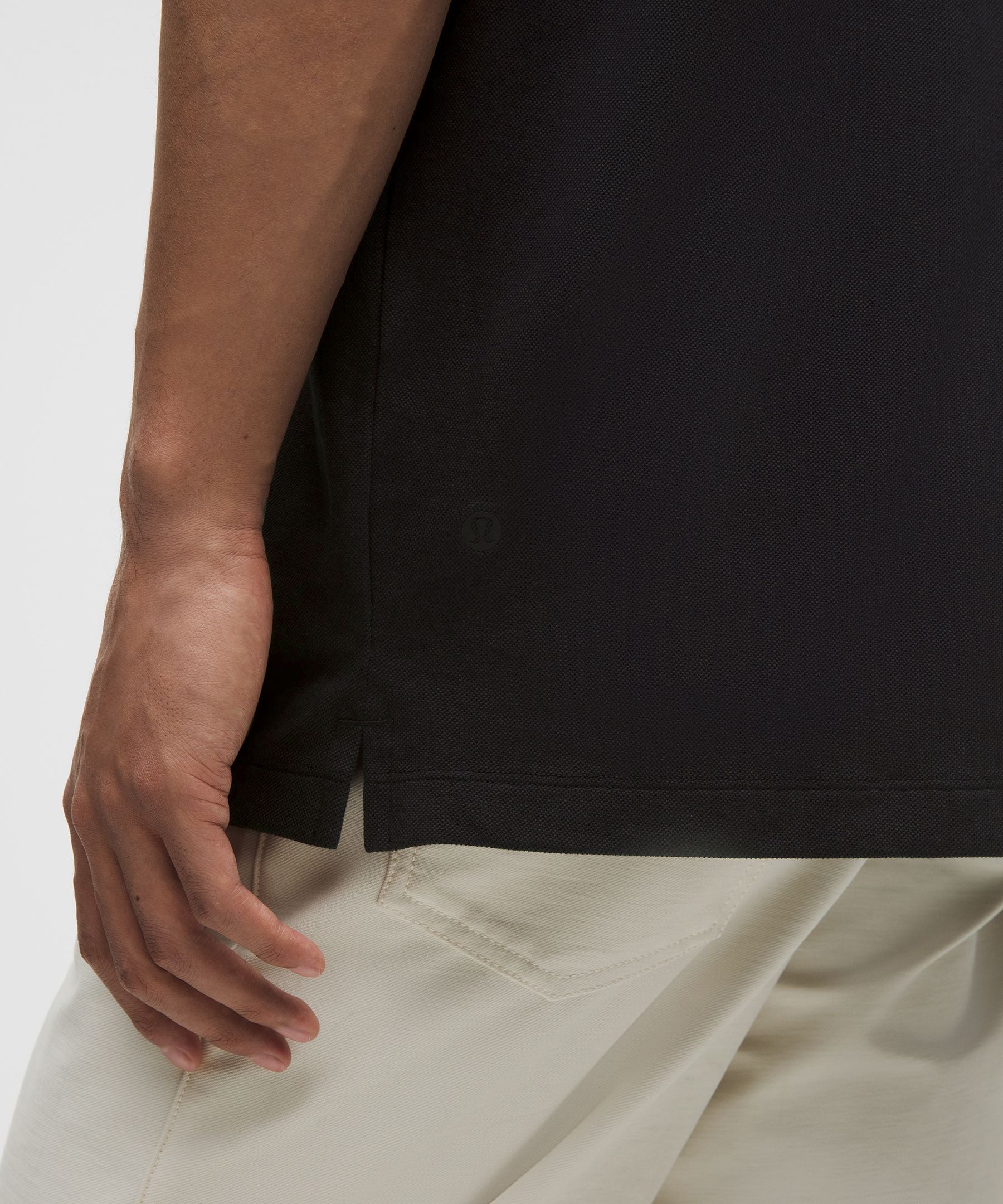 Lululemon Pique Performance Johnny-Collar Short-Sleeve Shirt