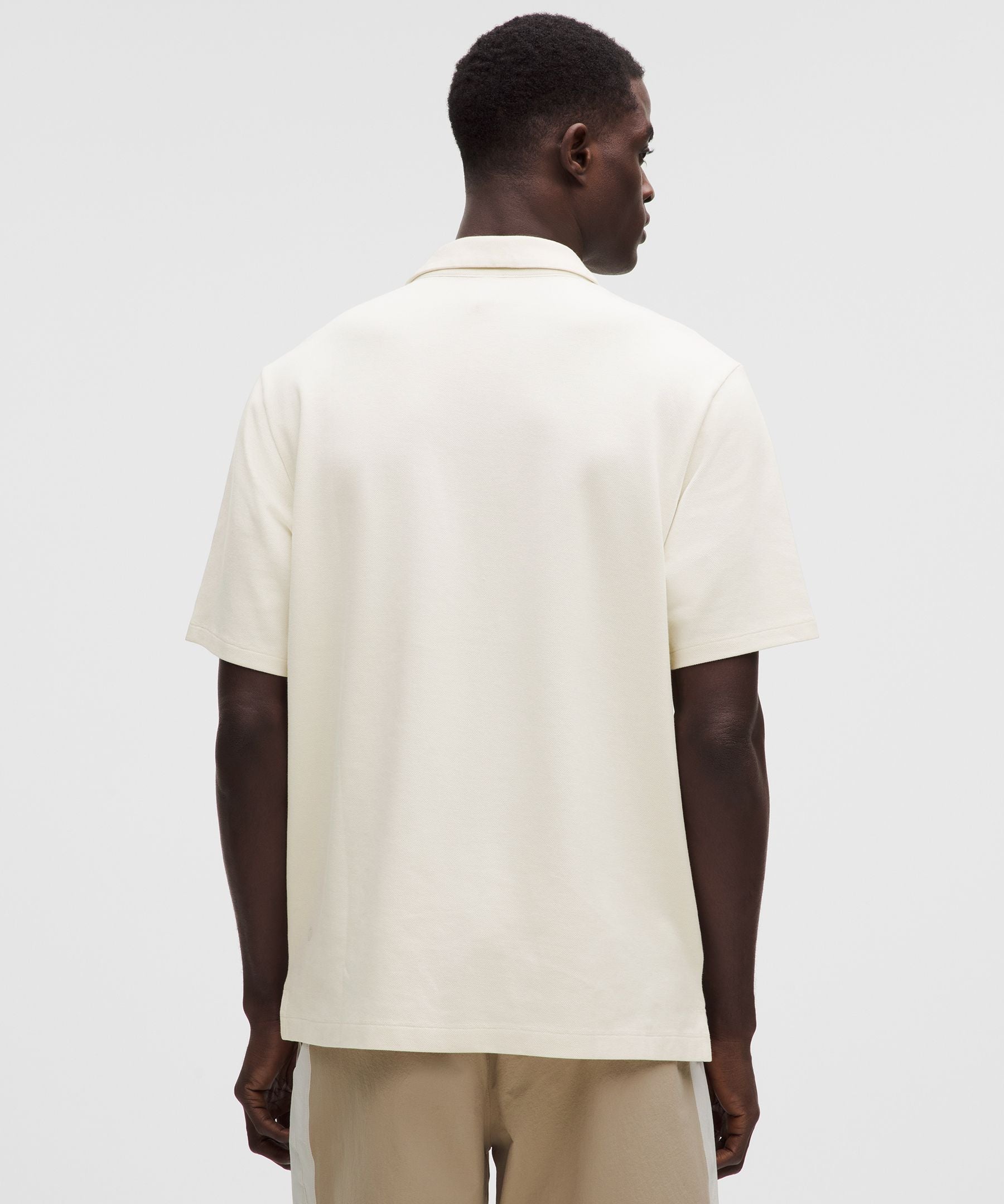 Lululemon Pique Performer Johnny-Collar Short-Sleeve Shirt
