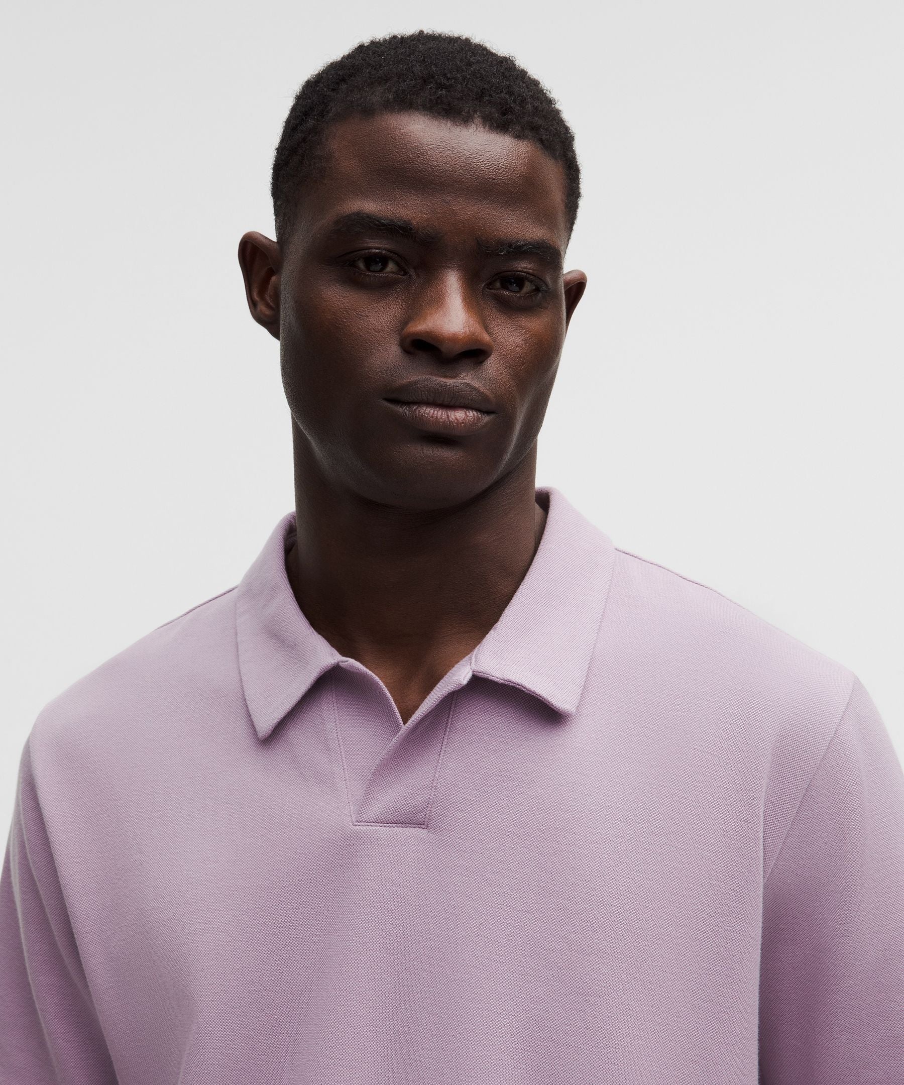 Lululemon Pique Performer Johnny-Collar Short-Sleeve Shirt