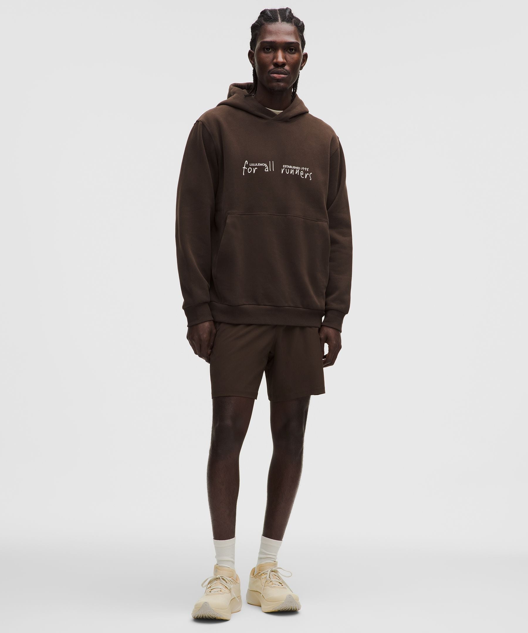 Lululemon Men's Steady State Pullover Hoodie *Run Crew 1998
