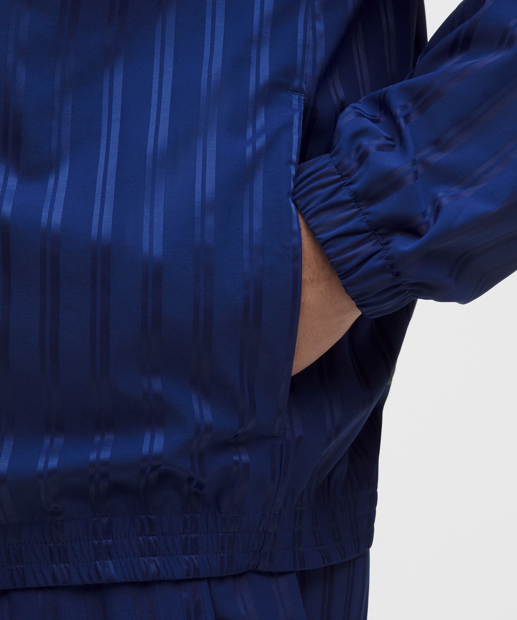 Lululemon Satin Stripe Coaches Jacket