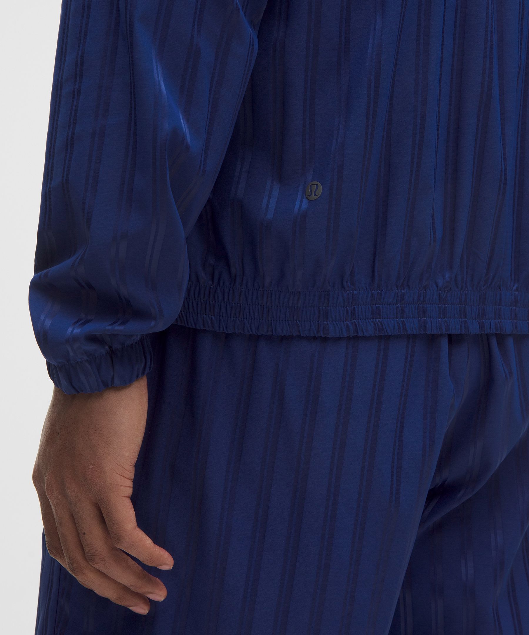 Lululemon Satin Stripe Coaches Jacket