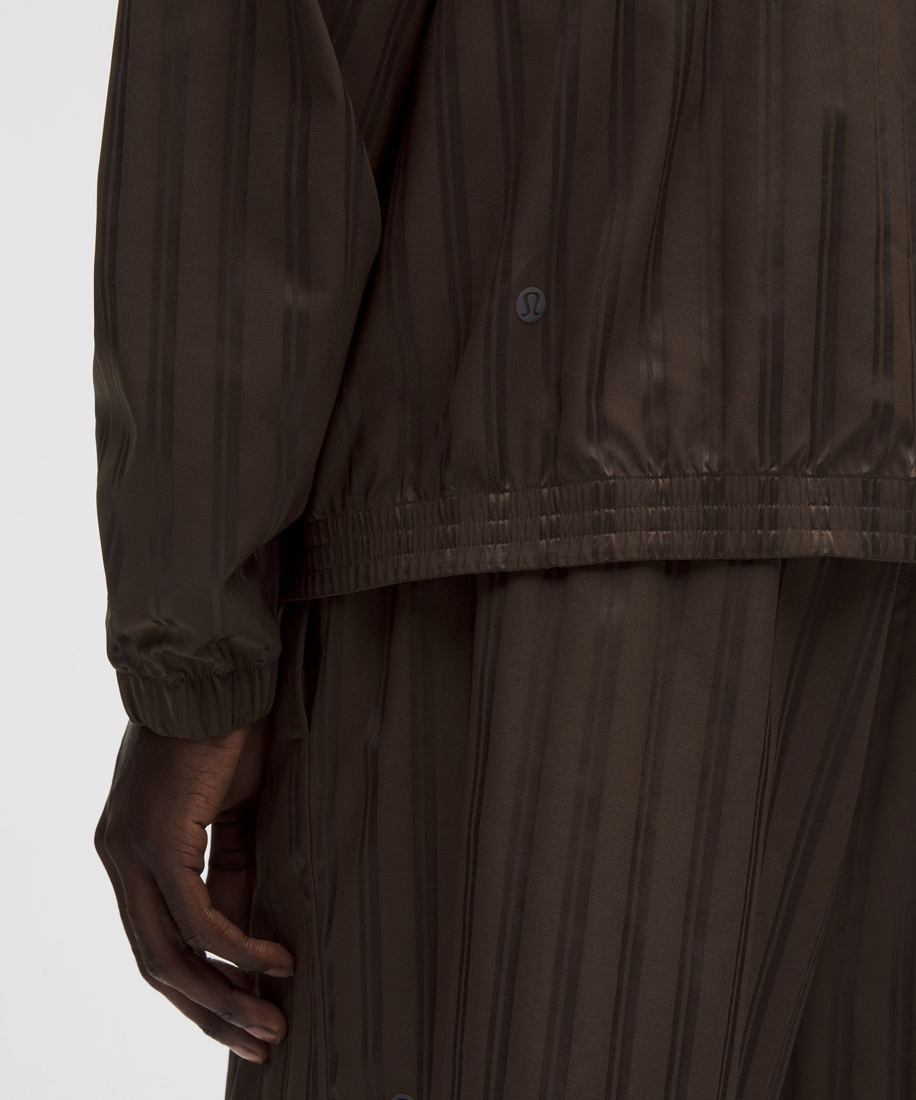 Lululemon Satin Stripe Coaches Jacket