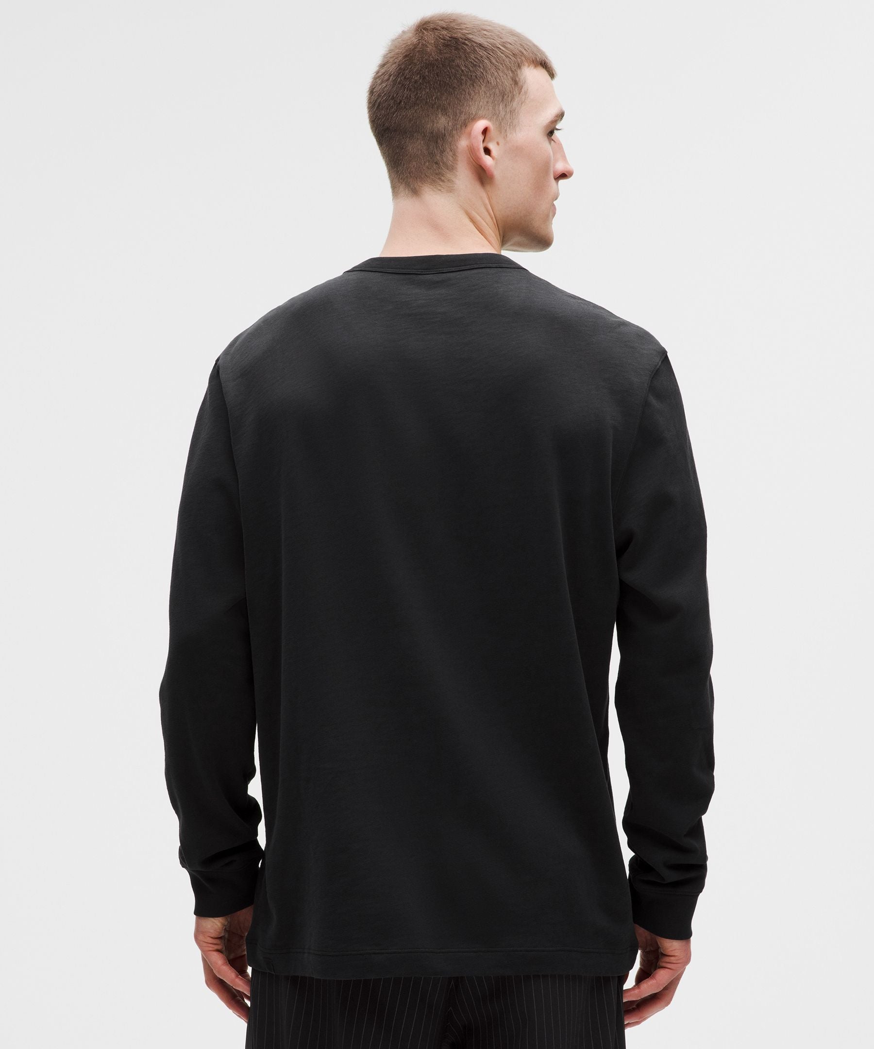 Lululemon Slub Cotton-Jersey Long-Sleeve Henley