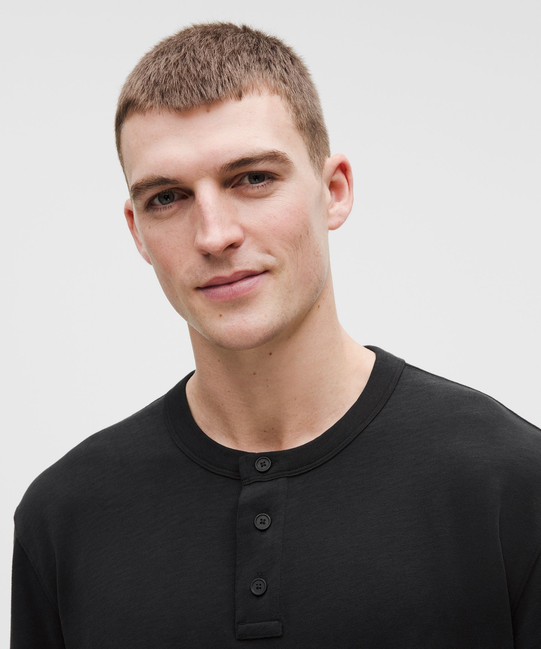 Lululemon Slub Cotton-Jersey Long-Sleeve Henley