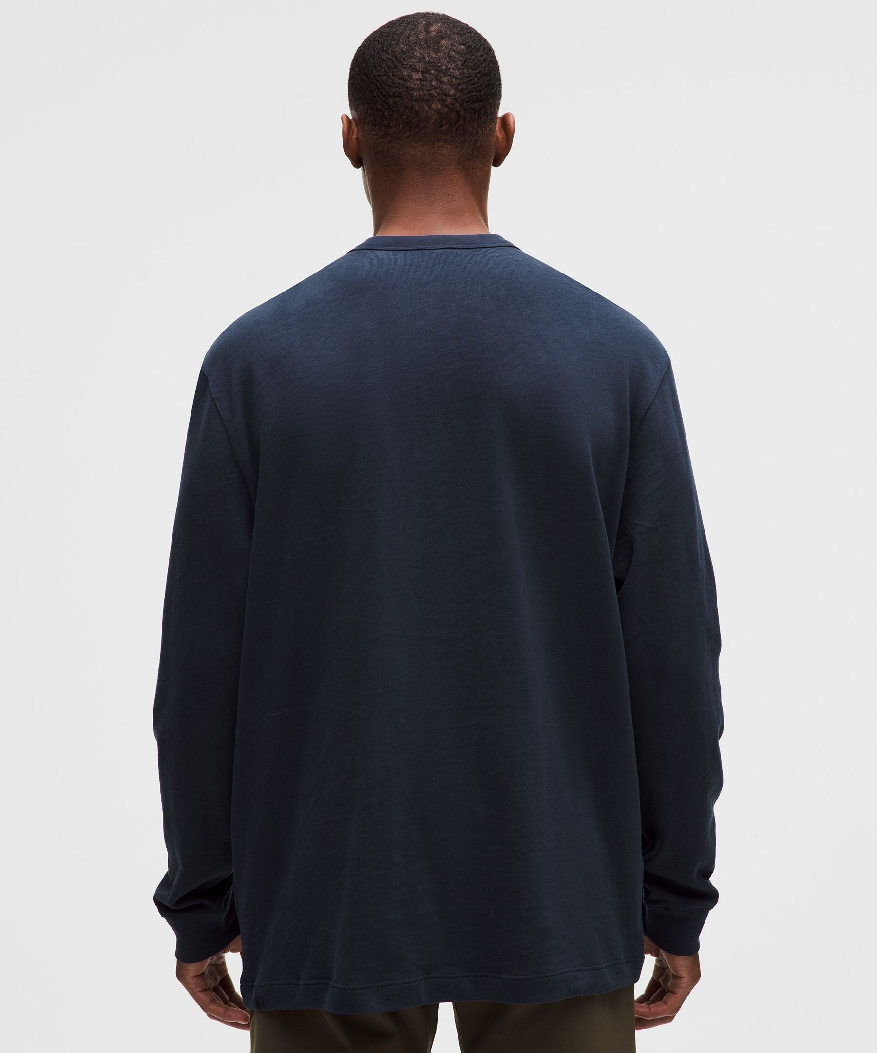 Lululemon Slub Cotton-Jersey Long-Sleeve Henley