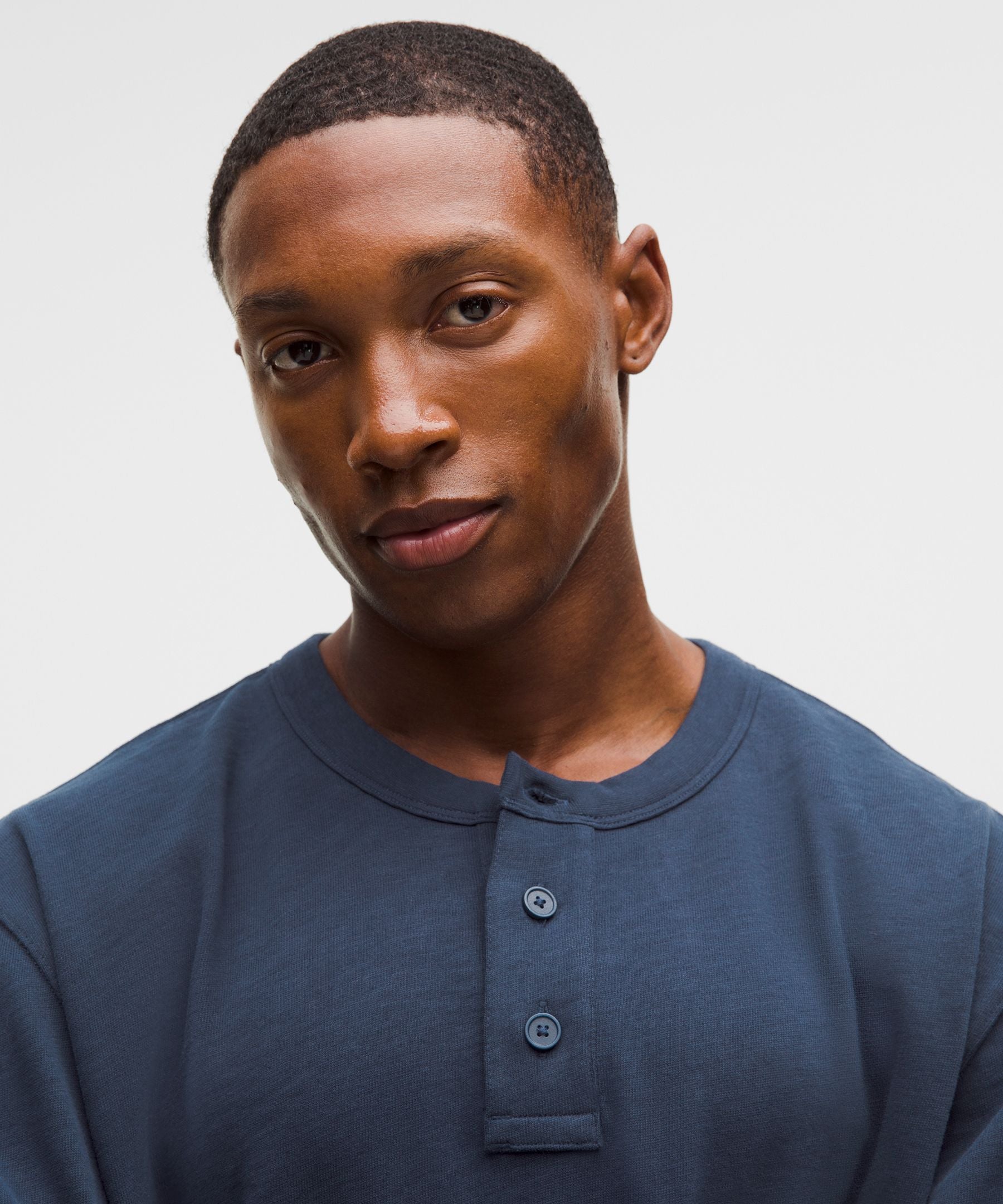 Lululemon Slub Cotton-Jersey Long-Sleeve Henley