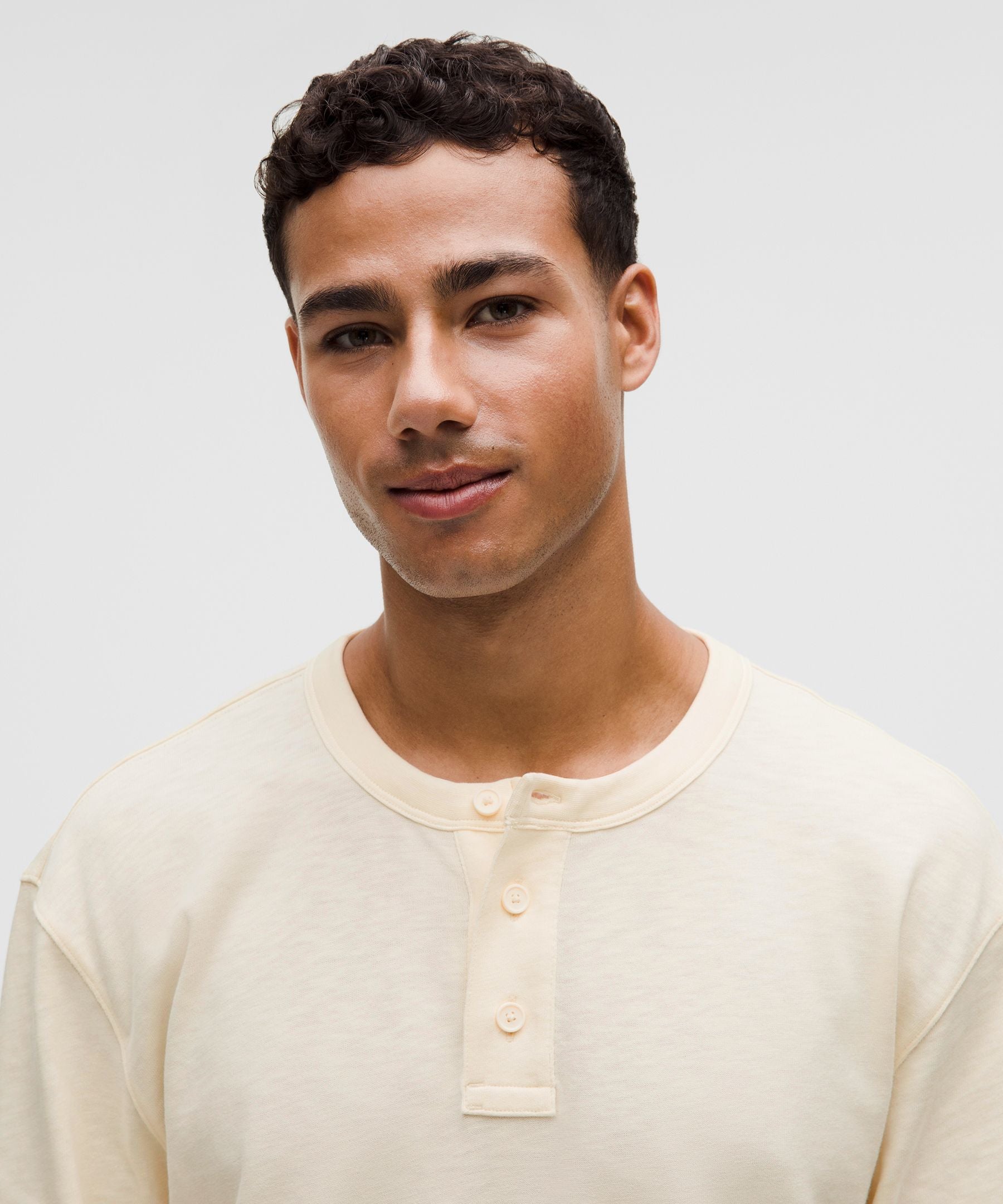 Lululemon Slub Cotton-Jersey Long-Sleeve Henley