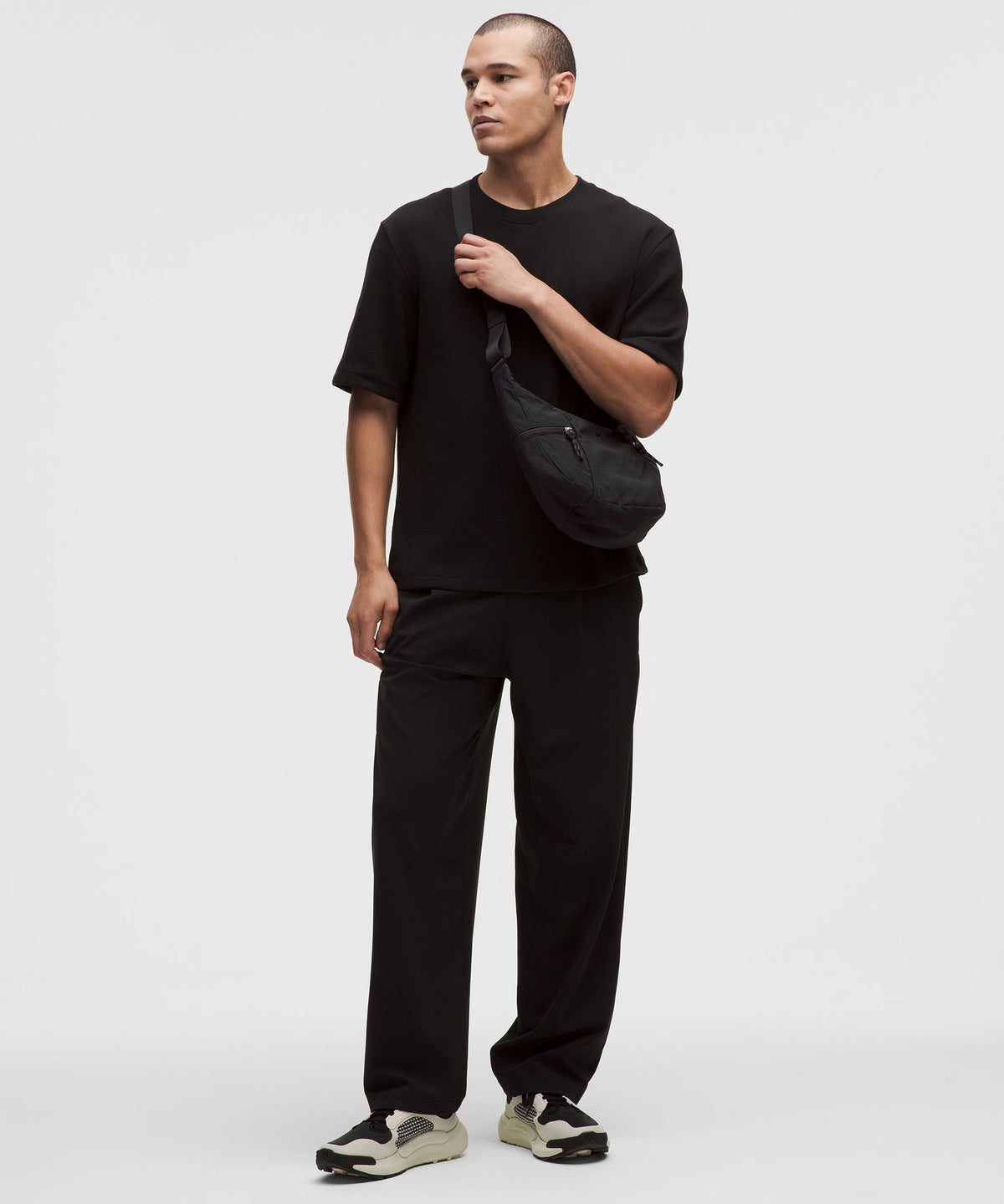 Lululemon Cotton-Blend Waffle Knit Short-Sleeve Shirt