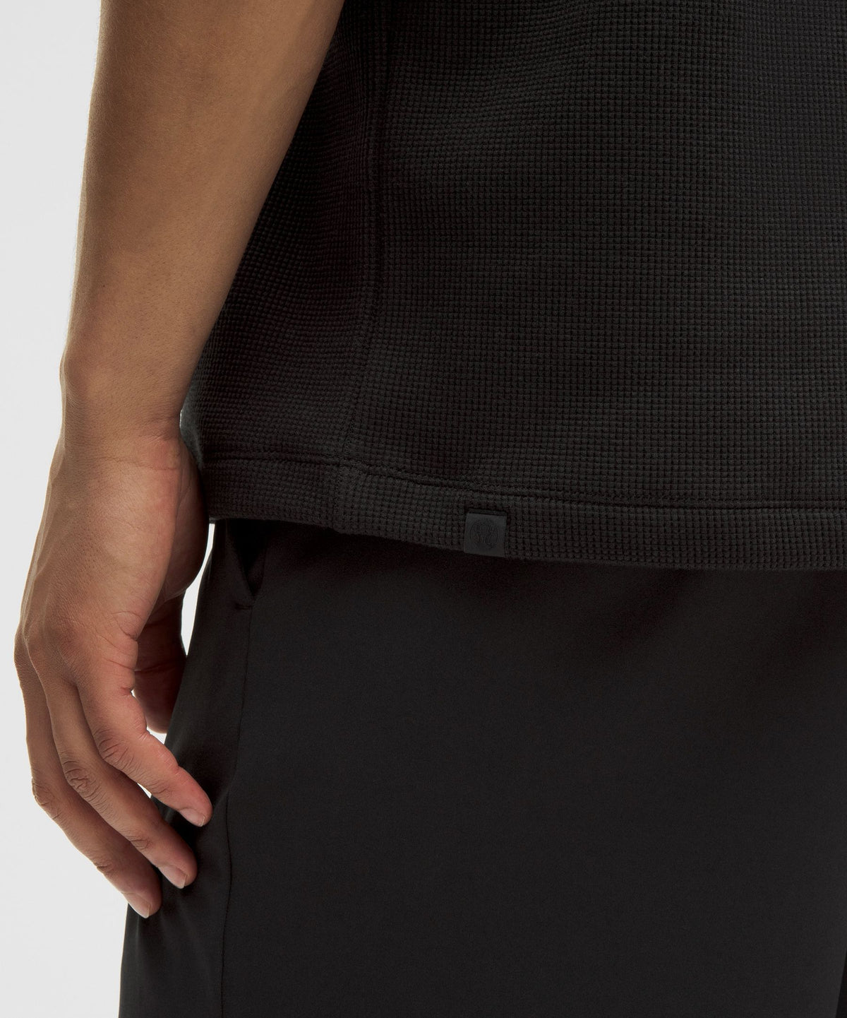 Lululemon Cotton-Blend Waffle Knit Short-Sleeve Shirt