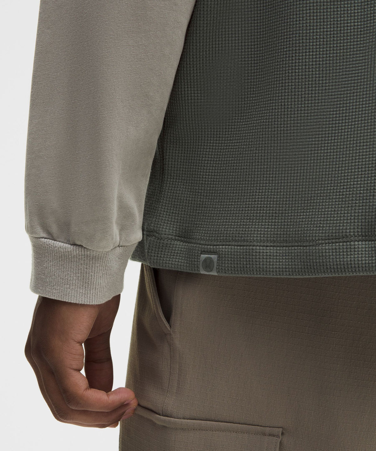 Lululemon Cotton-Blend Waffle Knit Short-Sleeve Shirt
