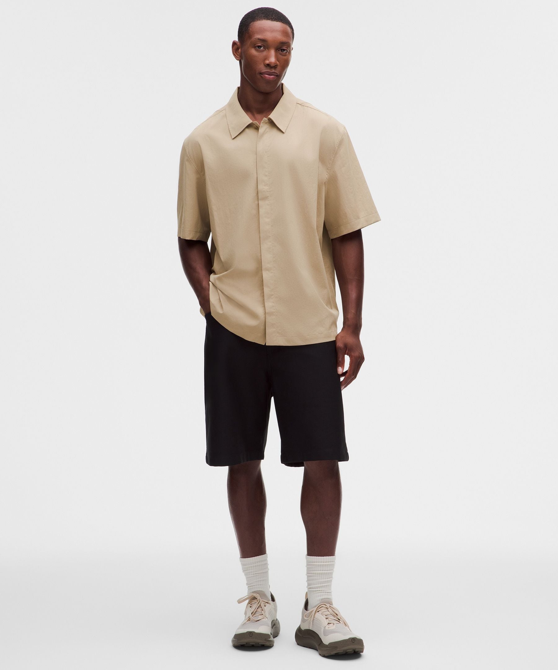Lululemon Unshaken Short-Sleeve Collared Shirt