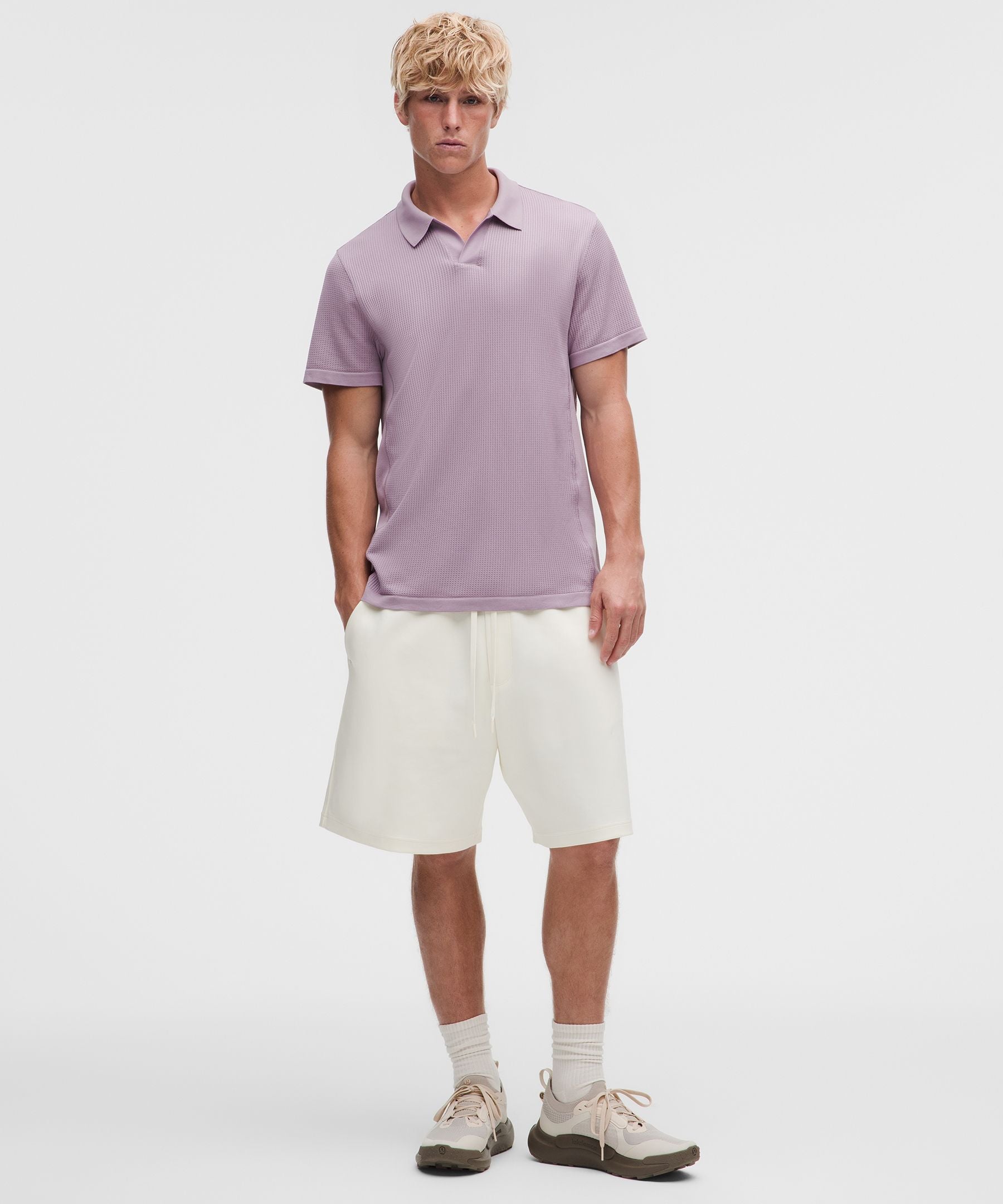 Lululemon Textured Seamless Polo Shirt