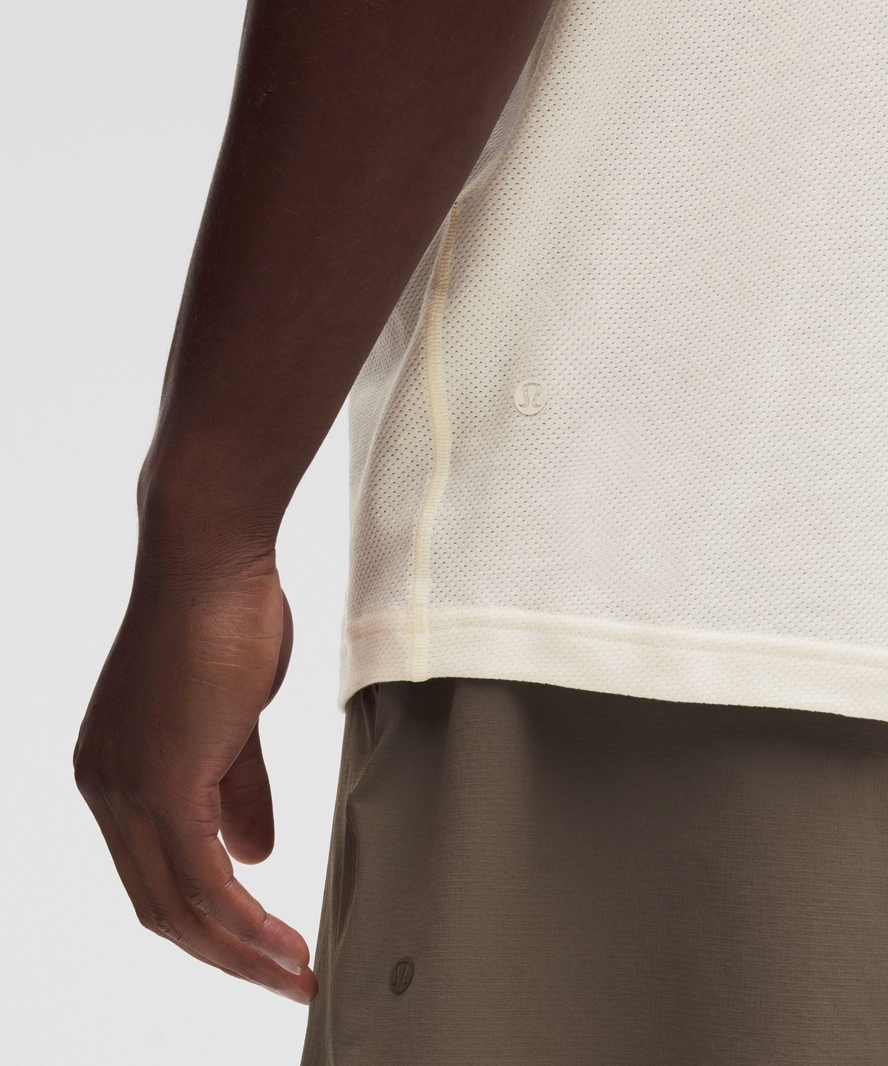 Lululemon Mesh-Knit Jersey Short-Sleeve Polo Shirt