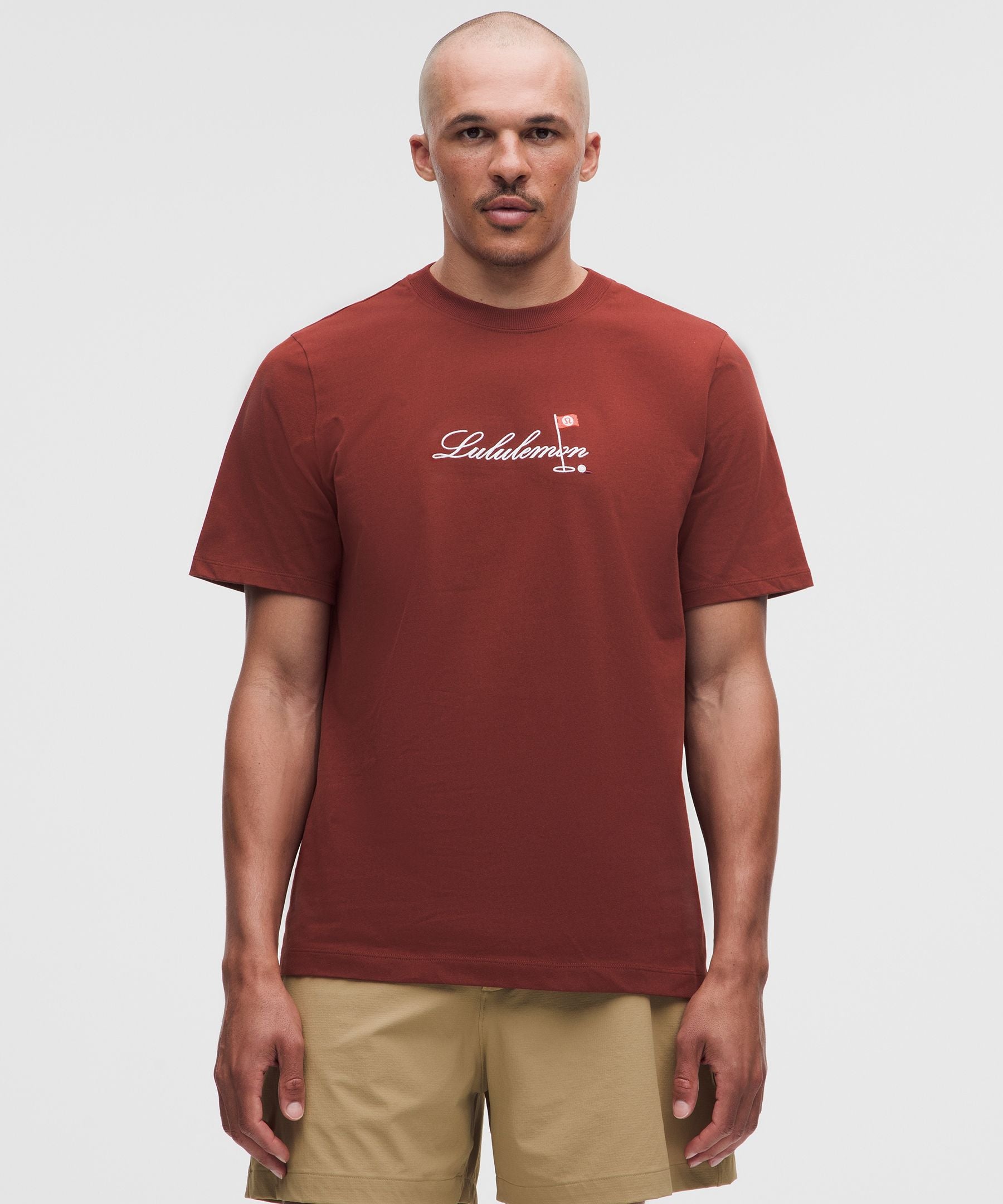 Lululemon Heavyweight Classic-Fit Cotton T-Shirt *Golf Flag
