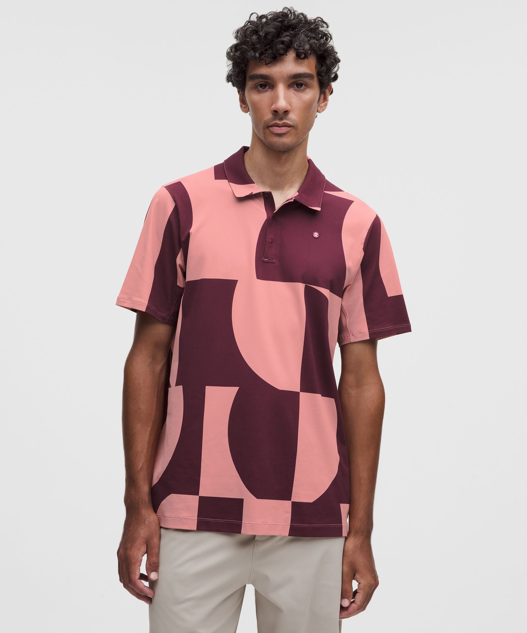 Lululemon Logo Sport Polo Short Sleeve