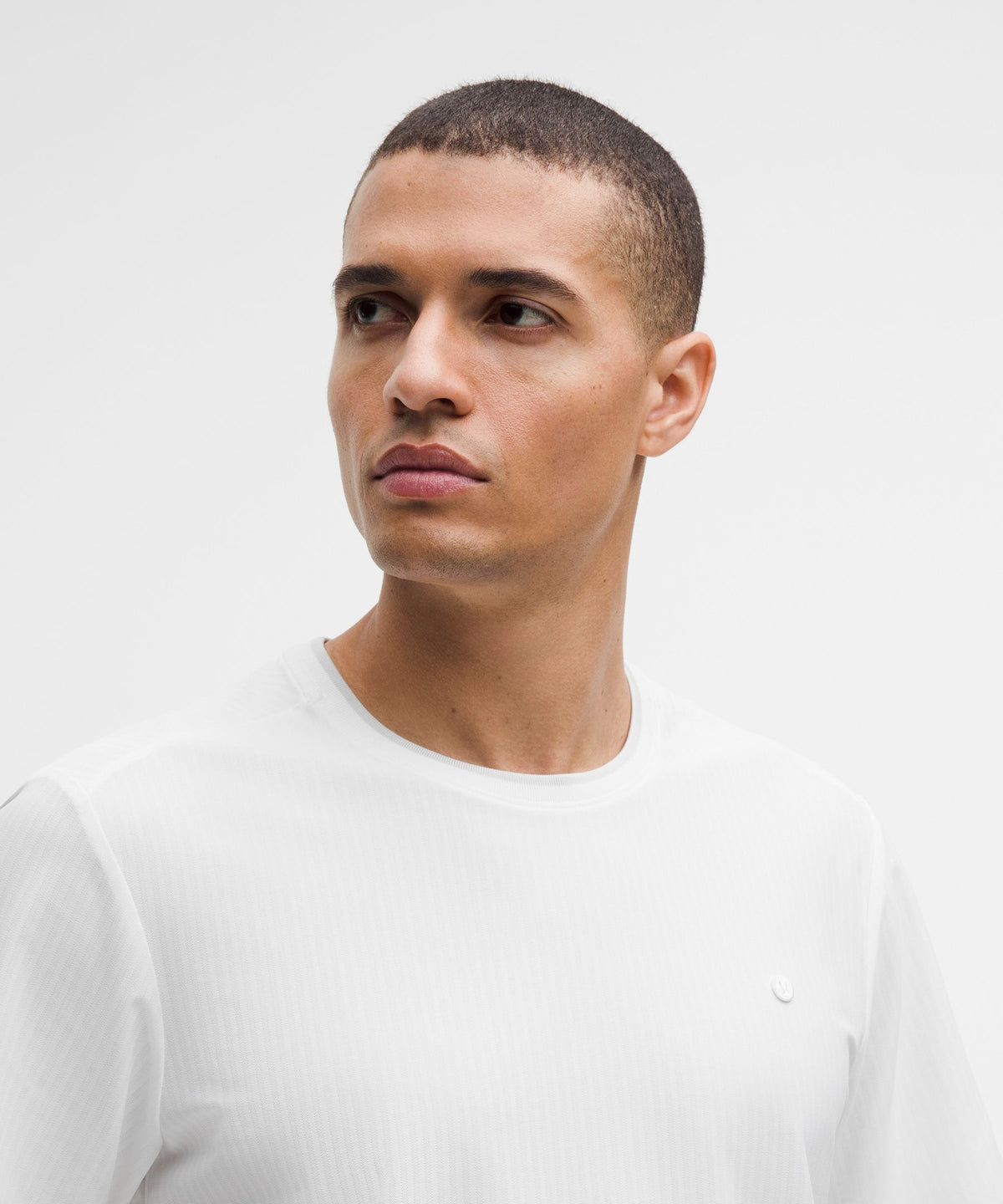 Lululemon UV-Protective Striped Mesh Tennis Shirt