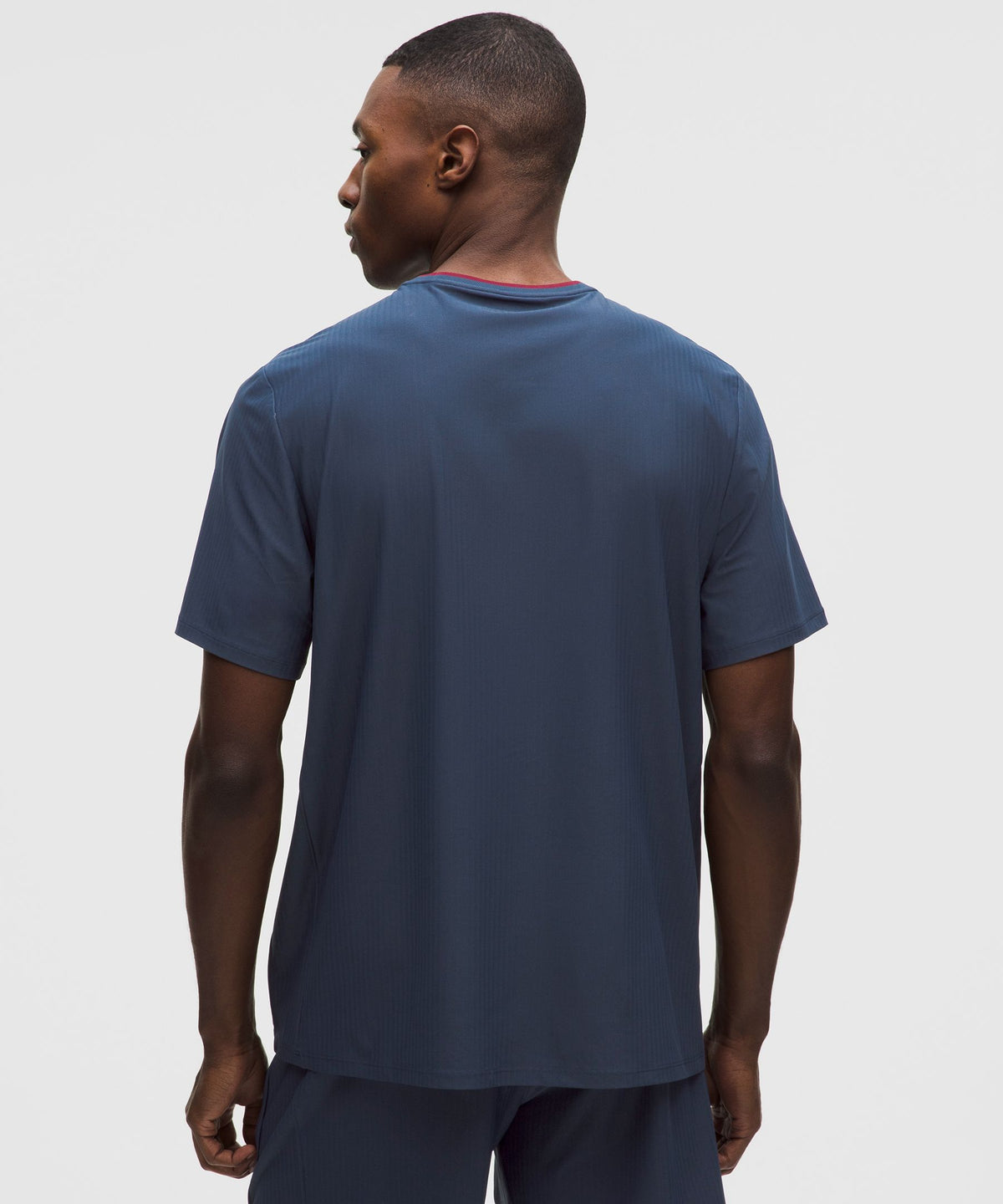 Lululemon UV-Protective Striped Mesh Tennis Shirt