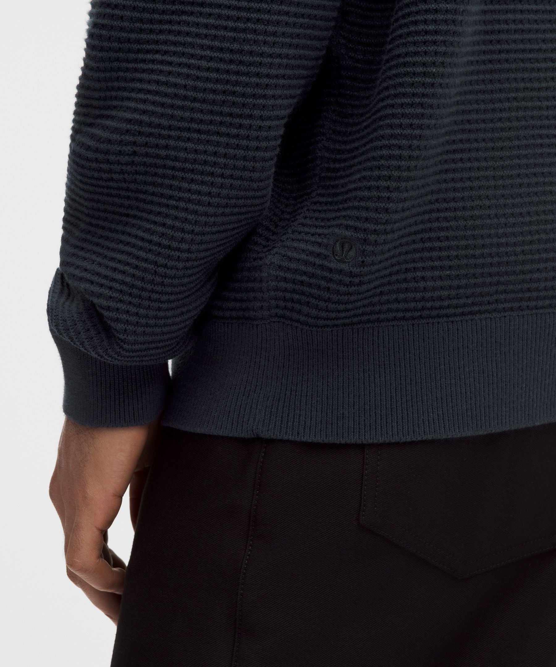 Lululemon Cotton-Blend Knit Collared Cardigan