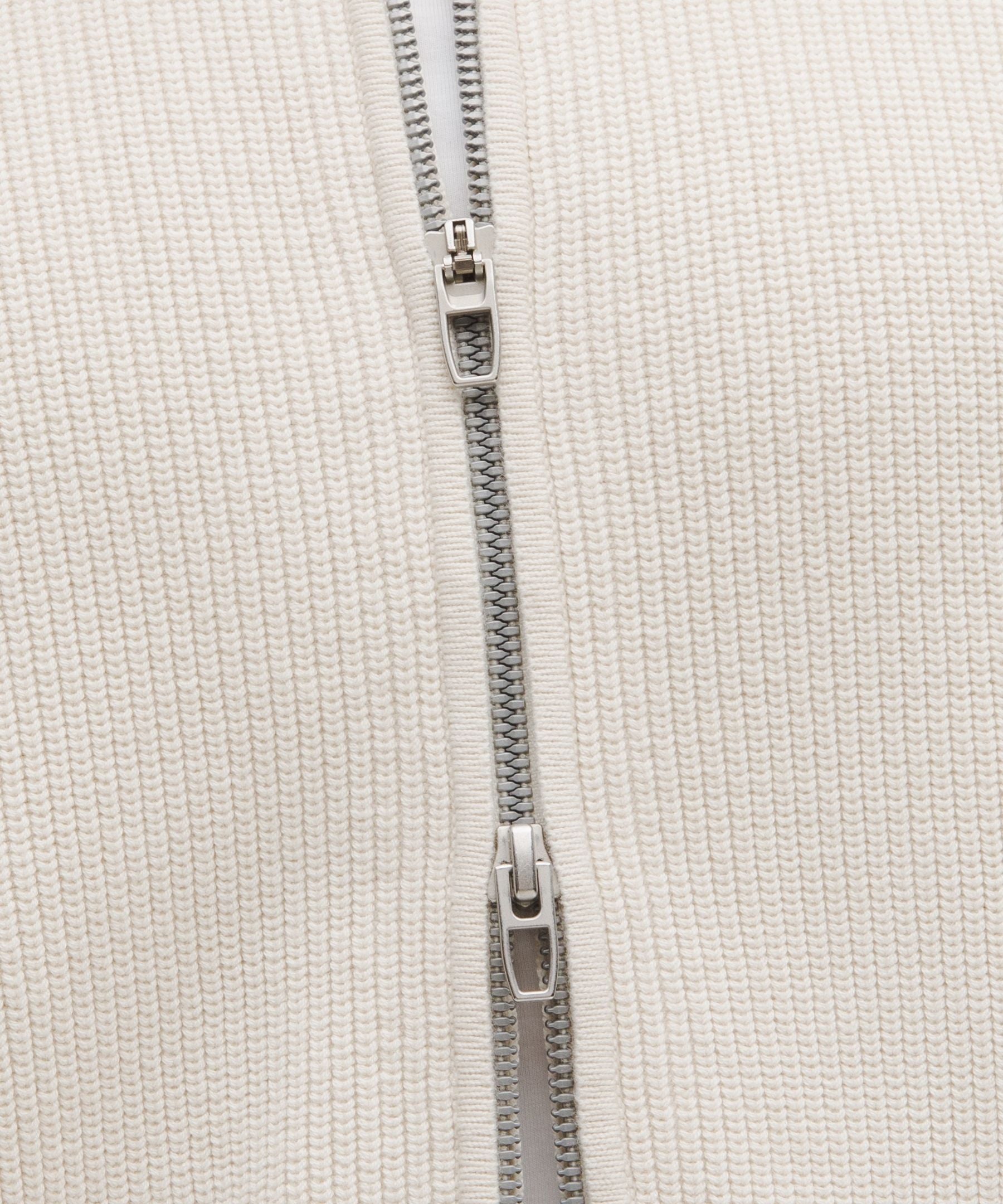 Lululemon Cotton-Blend Knit Full-Zip Sweater